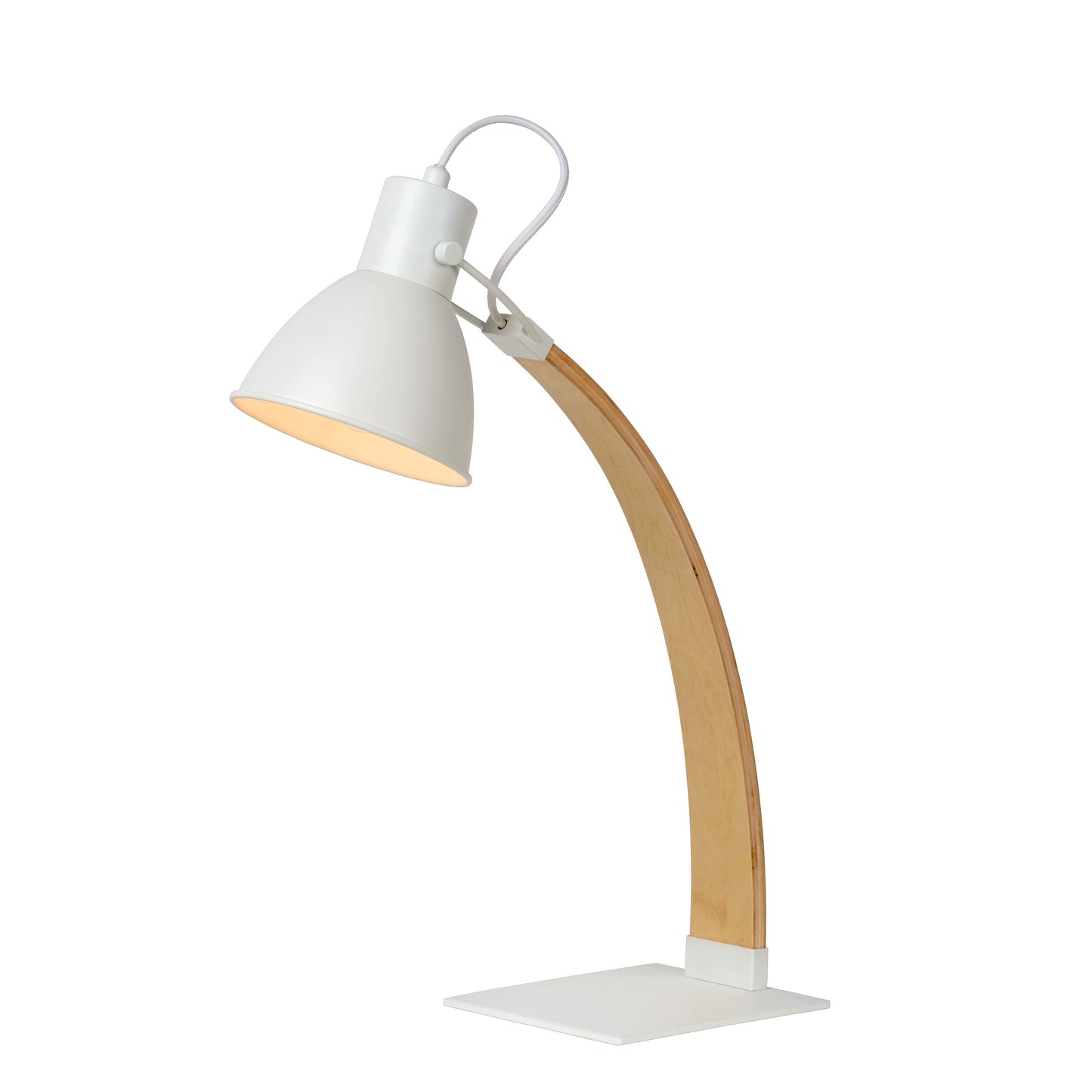 Lucide CURF - Desk lamp - 1xE27 - White