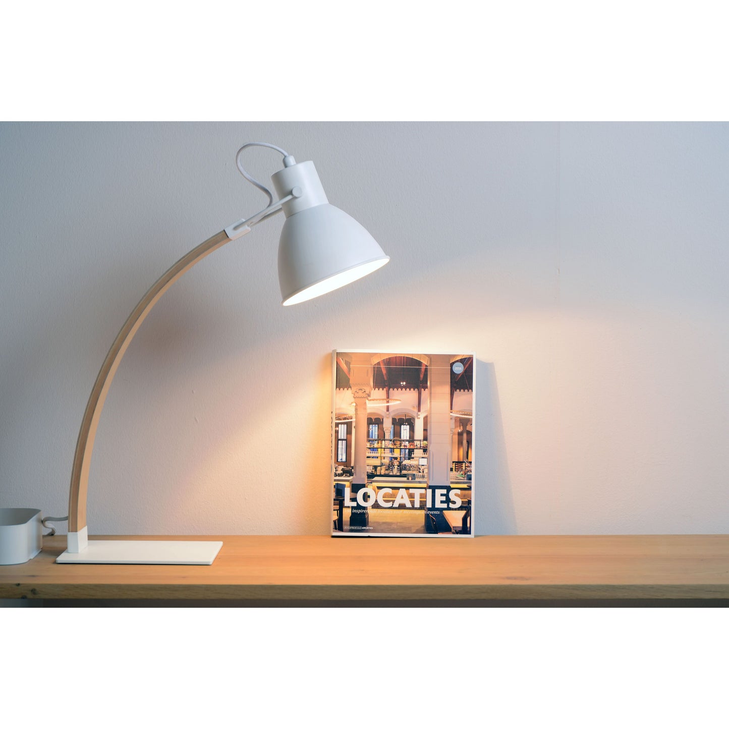 Lucide CURF - Desk lamp - 1xE27 - White