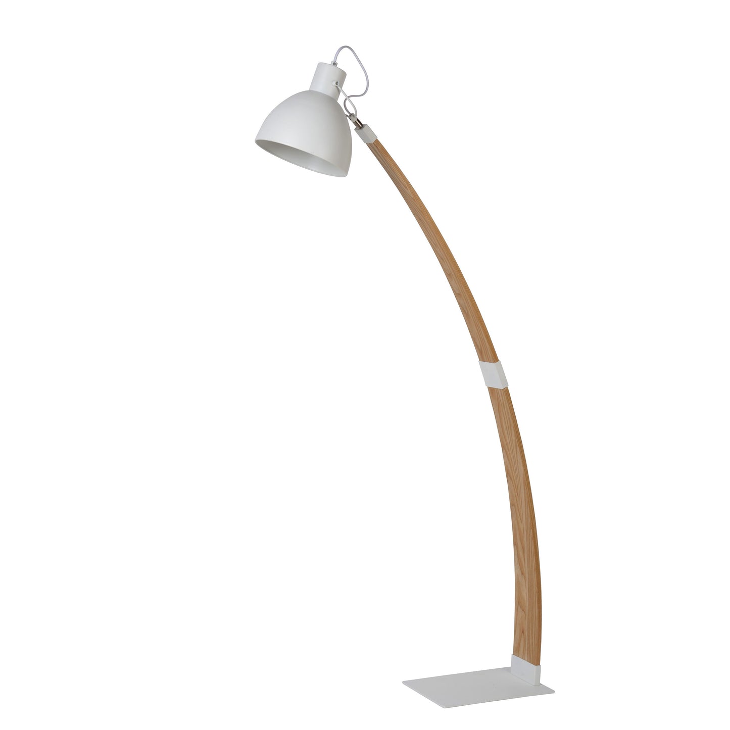 Lucide CURF - Floor reading lamp - 1xE27 - White
