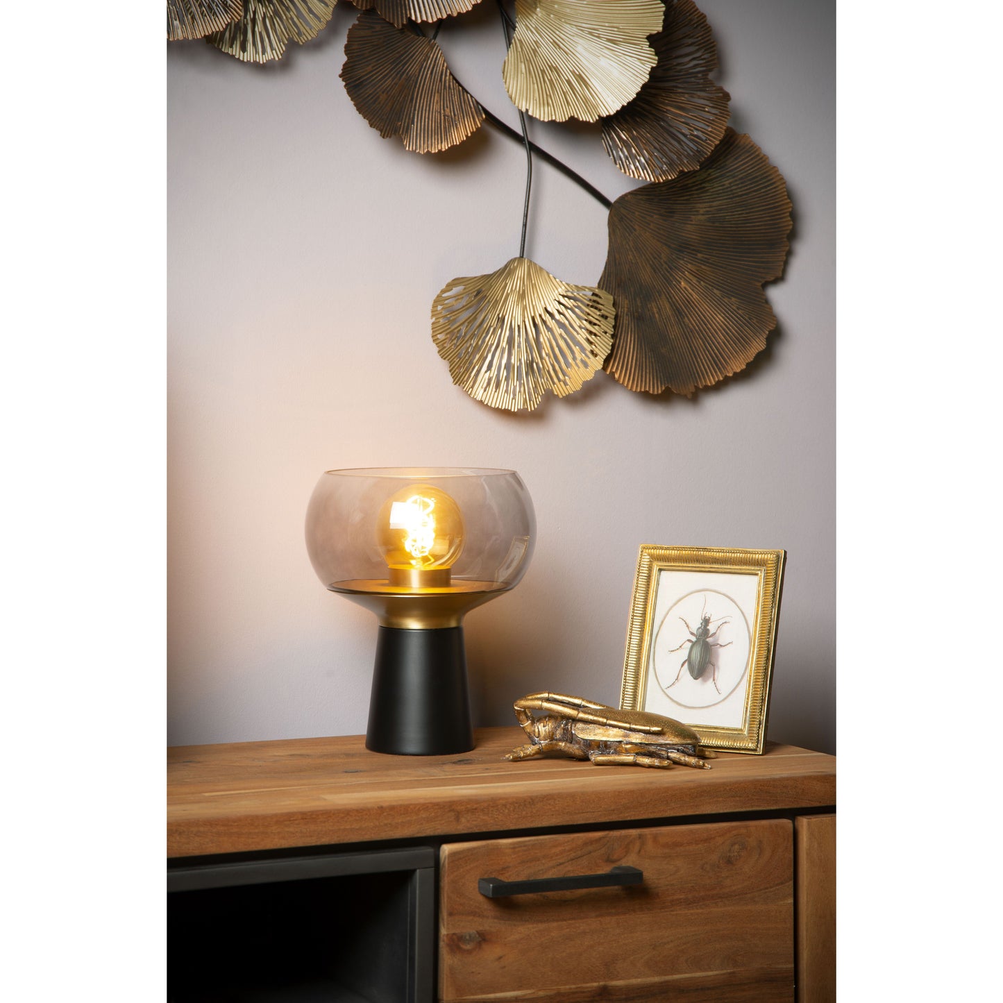 Lucide FARRIS - Table lamp - 1xE27 - Black