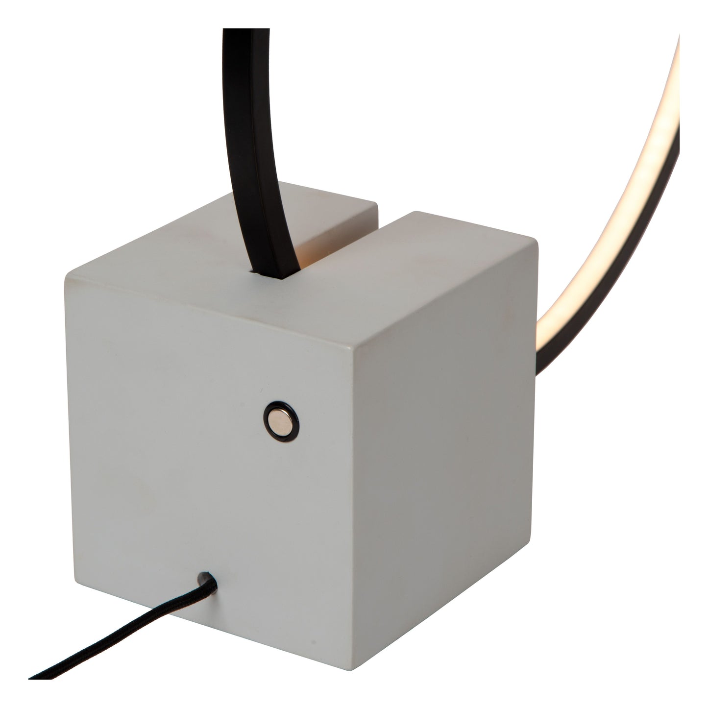 Lucide CIRKELIS - Table lamp - LED Dim. - 1x6W 3000K - Black