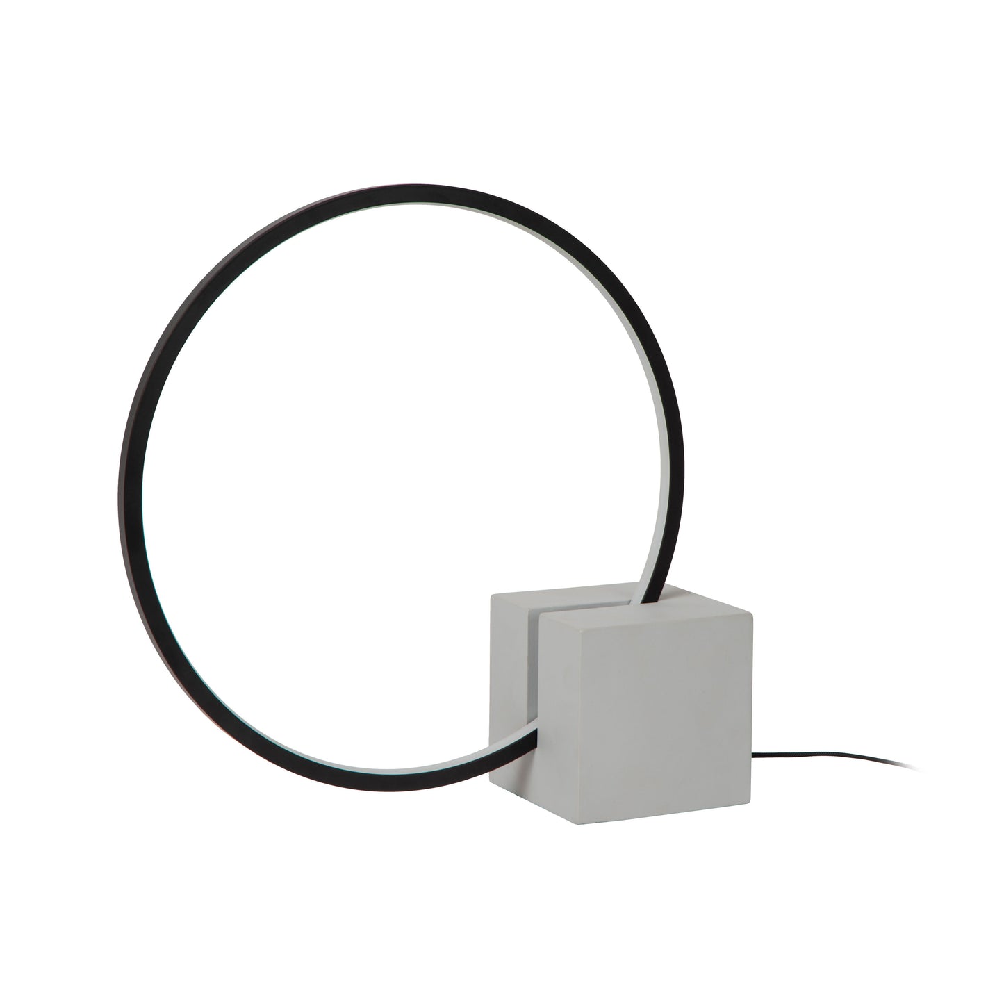 Lucide CIRKELIS - Table lamp - LED Dim. - 1x6W 3000K - Black