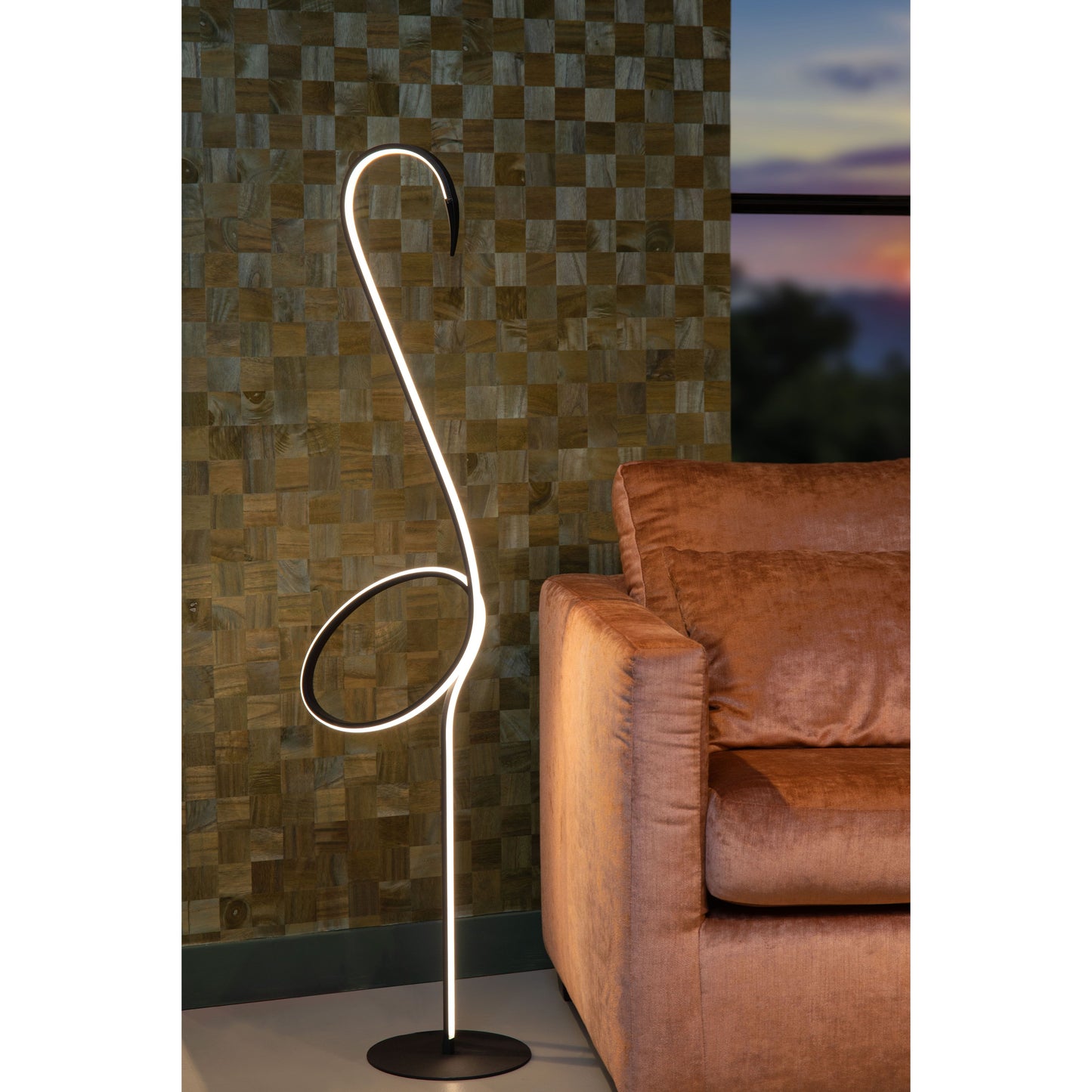 Lucide FLAMINGO - Floor lamp - LED - Rgb - Multicolor