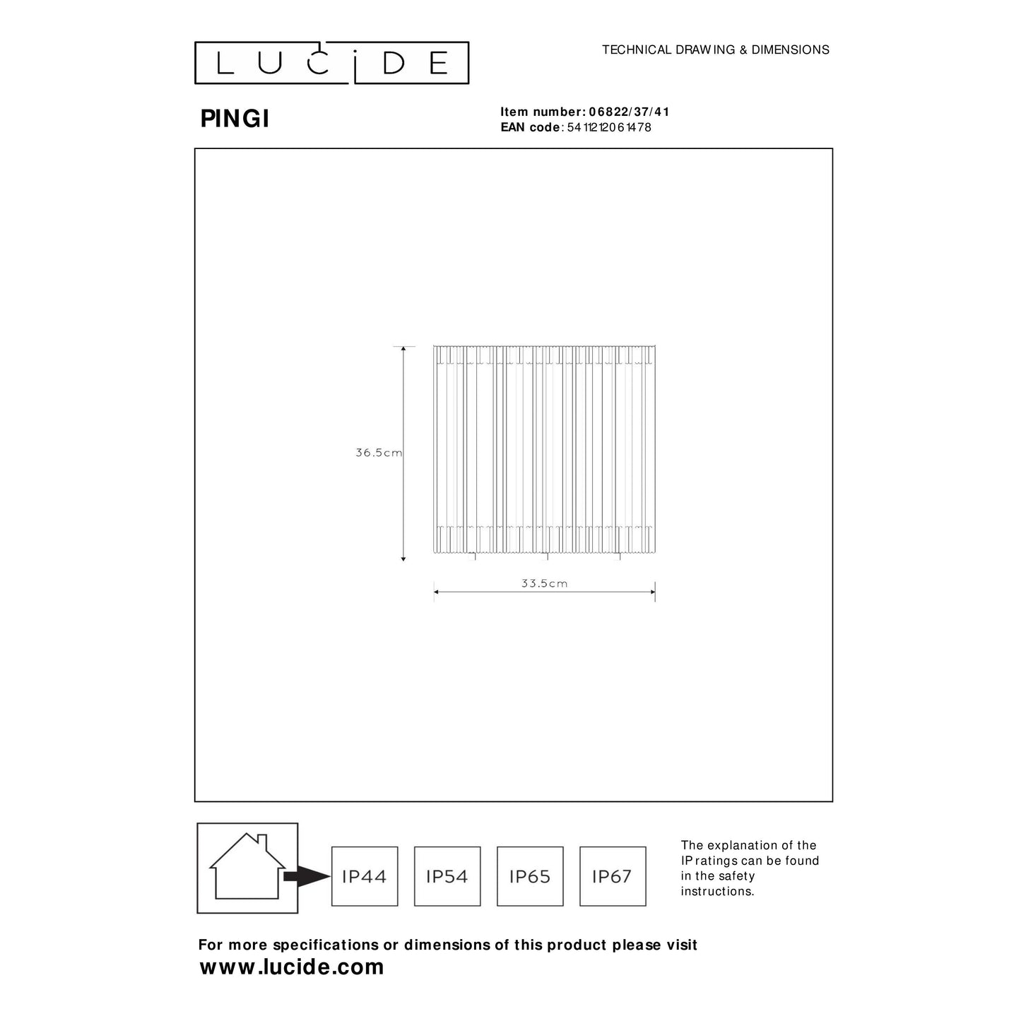 Lucide PINGI - Rechargeable Table lamp Indoor/Outdoor - Battery pack/batteries - Ø 30,5 cm - LED Dim. - 1x3W 3000K - IP44 - Taupe