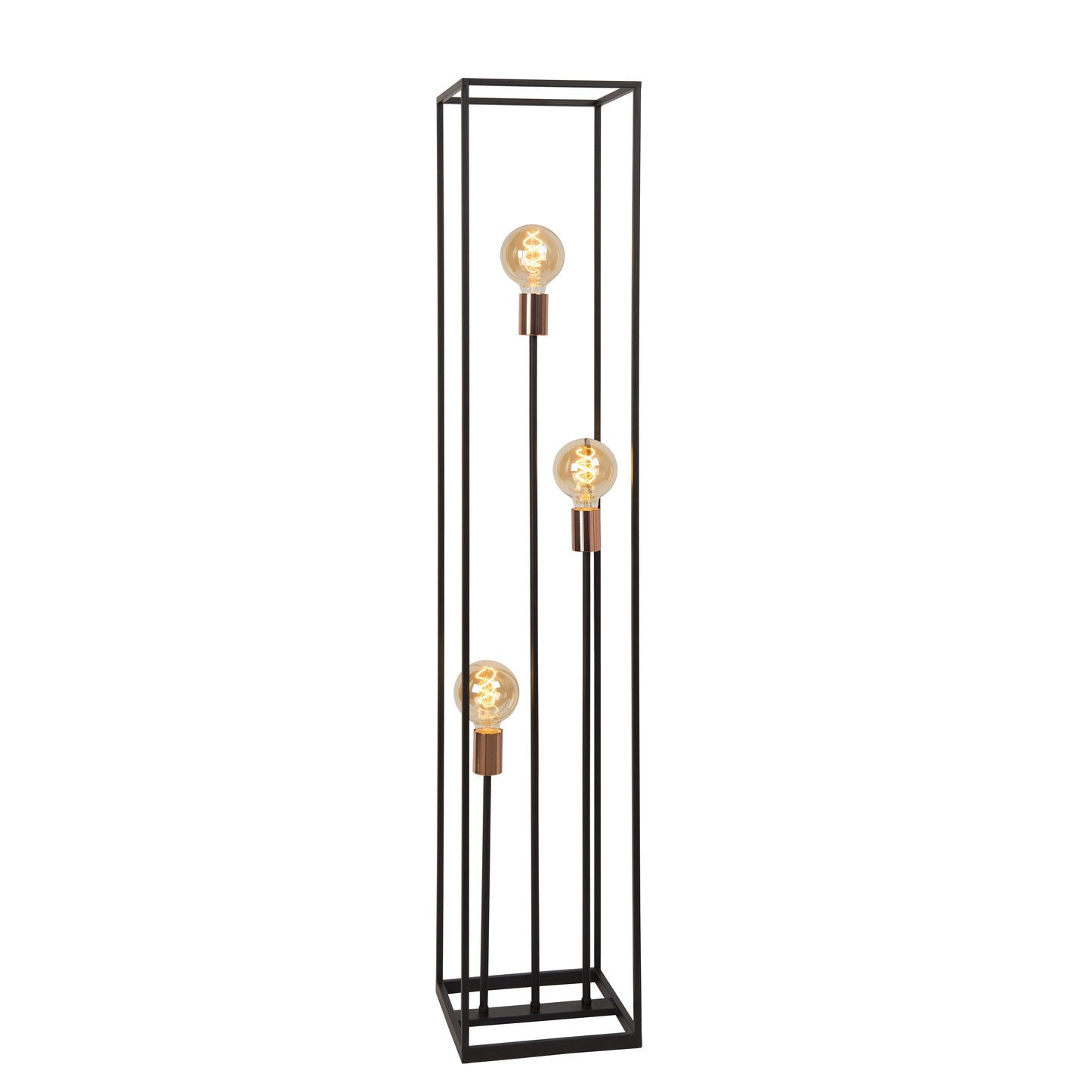 Lucide ARTHUR - Floor lamp - 3xE27 - Black