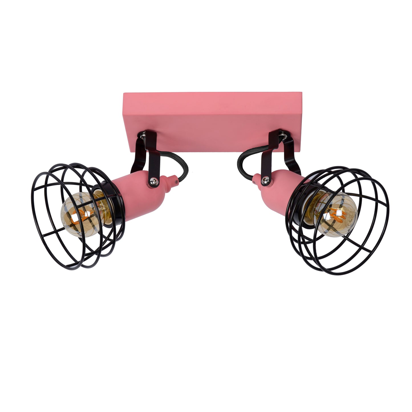 Lucide POLA - Ceiling spotlight Children - 2xE27 - Pink