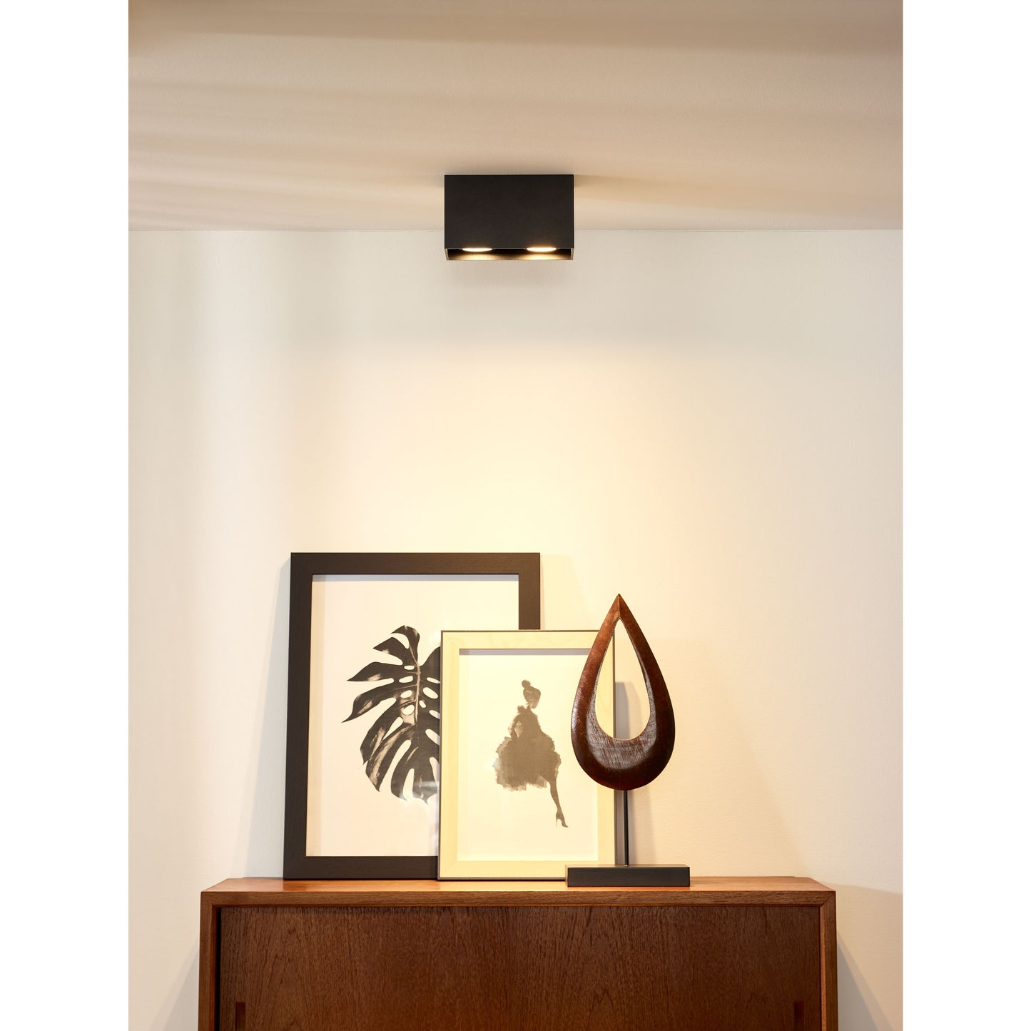 Lucide BODI - Ceiling spotlight - 2xGU10 - Black