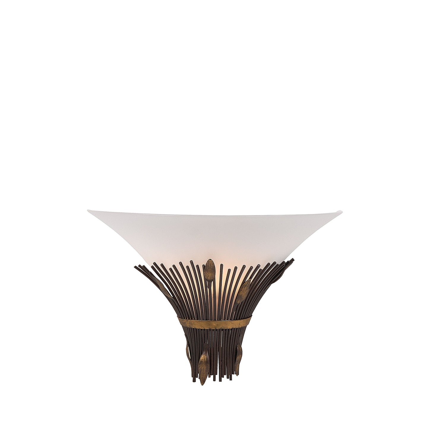 Lucide CANNA - Wall light - 1xE14 - Rust Brown