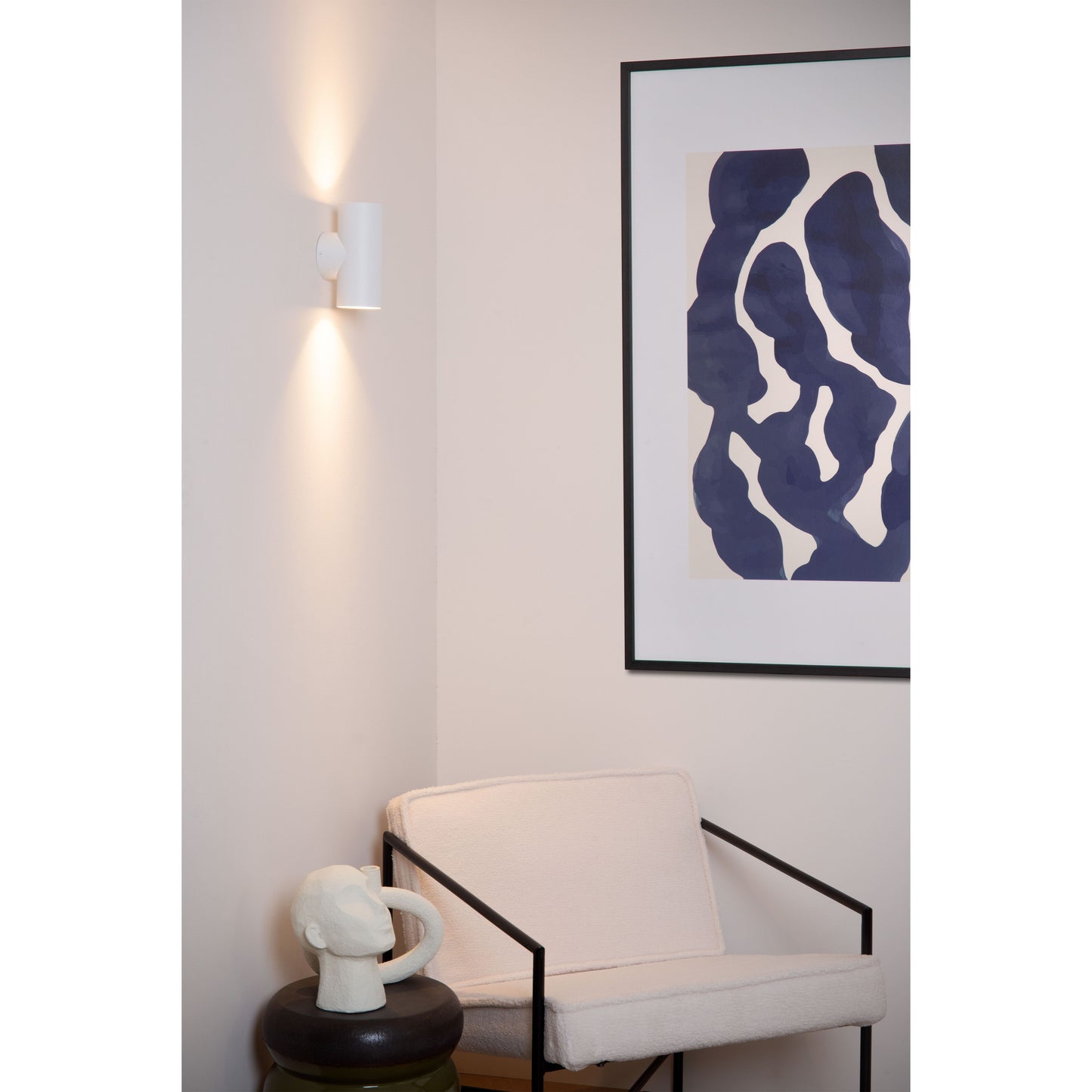 Lucide BONDI - Wall spotlight / Wall light - 2xGU10 - White