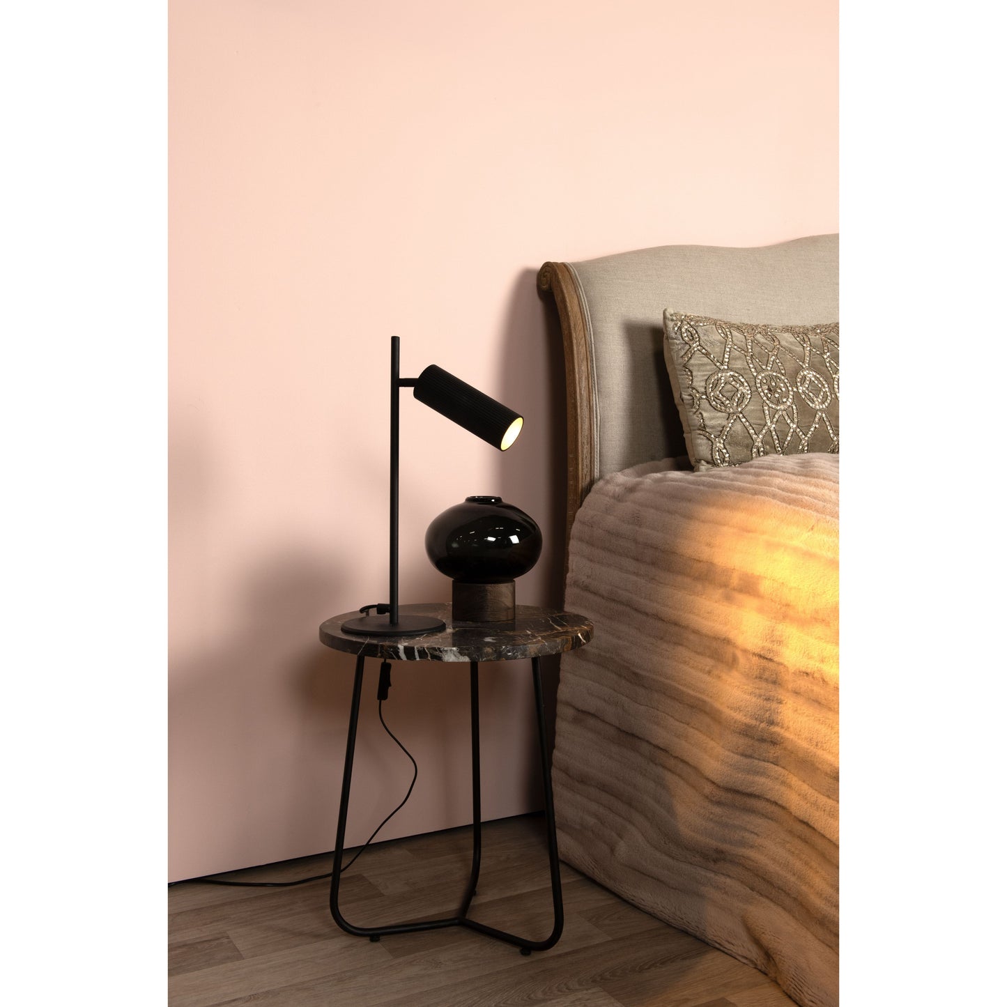 Lucide CLUBS - Table lamp - 1xGU10 - Black