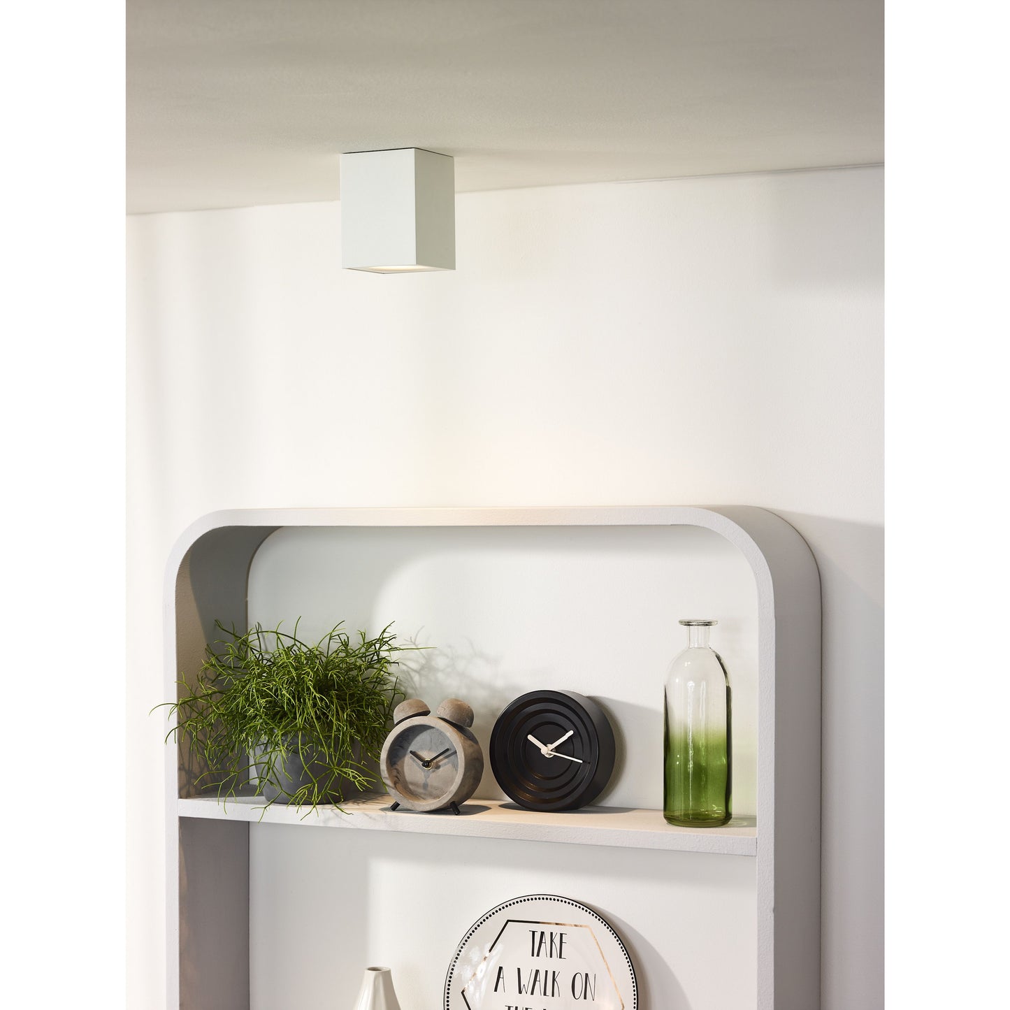 Lucide BENTOO-LED - Ceiling spotlight - LED Dim. - GU10 - 1x5W 3000K - White
