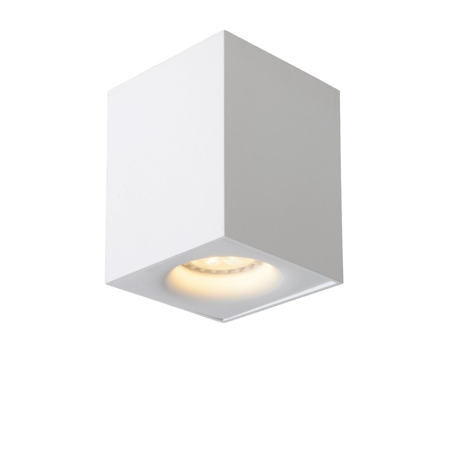 Lucide BENTOO-LED - Ceiling spotlight - LED Dim. - GU10 - 1x5W 3000K - White