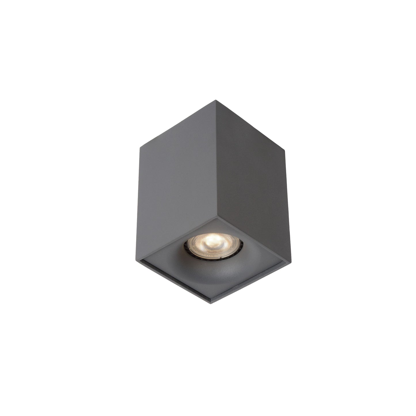 Lucide BENTOO-LED - Ceiling spotlight - LED Dim. - GU10 - 1x5W 3000K - Grey