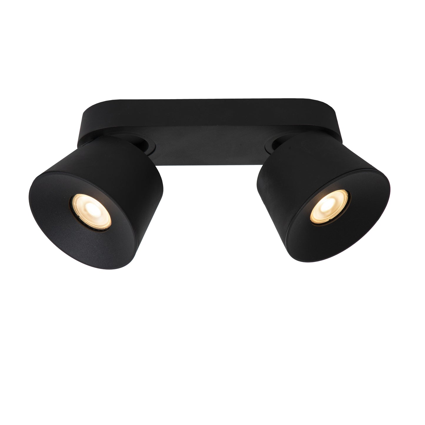 Lucide TRIGONO - Ceiling spotlight - 2xGU10 - Black