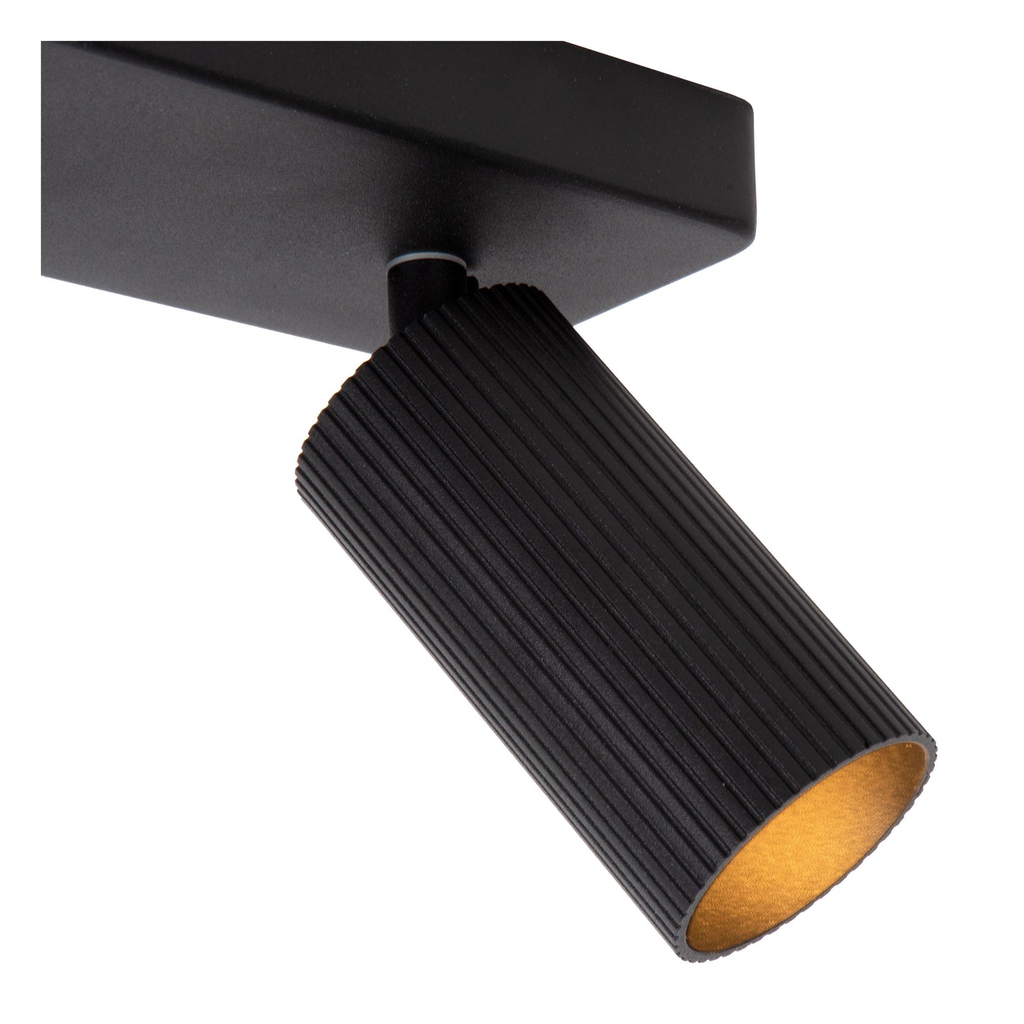 Lucide CLUBS - Ceiling spotlight - 2xGU10 - Black