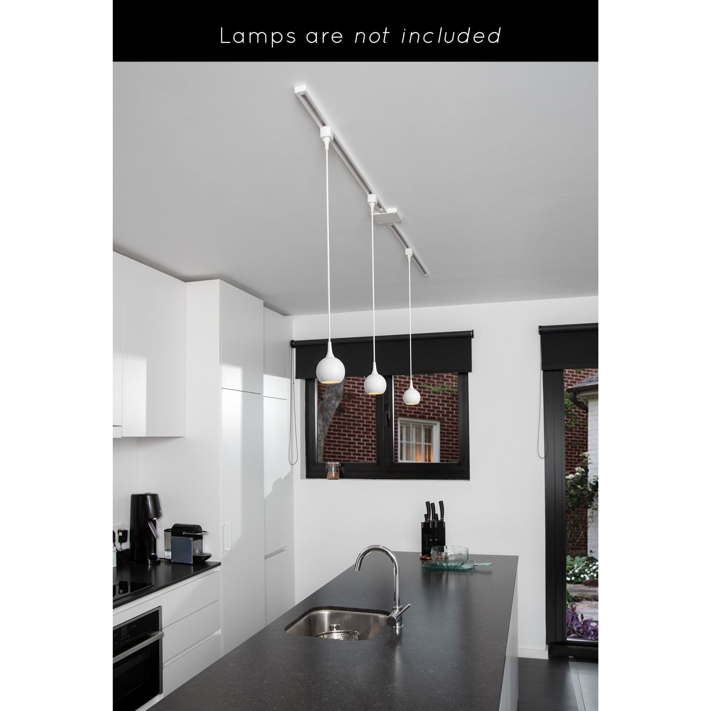 Lucide TRACK Starter set - 1-circuit Track lighting system - 2 meters - White