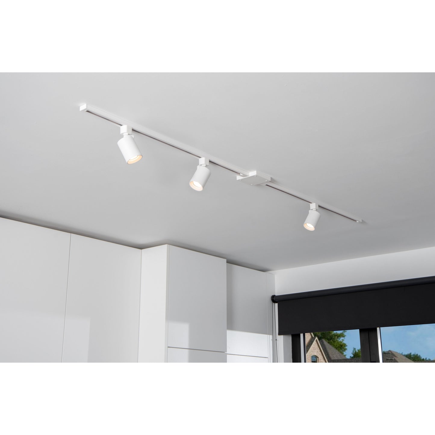 Lucide TRACK NIGEL Track spot - 1-circuit Track lighting system - 1xGU10 - White (Extension)