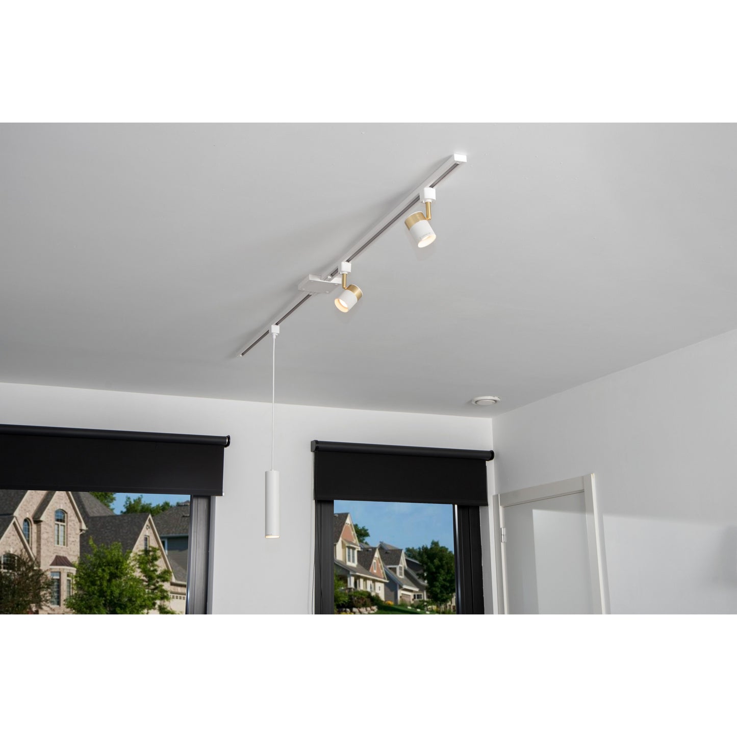Lucide TRACK FLORIS Track spot - 1-circuit Track lighting system - 1xGU10 - White (Extension)
