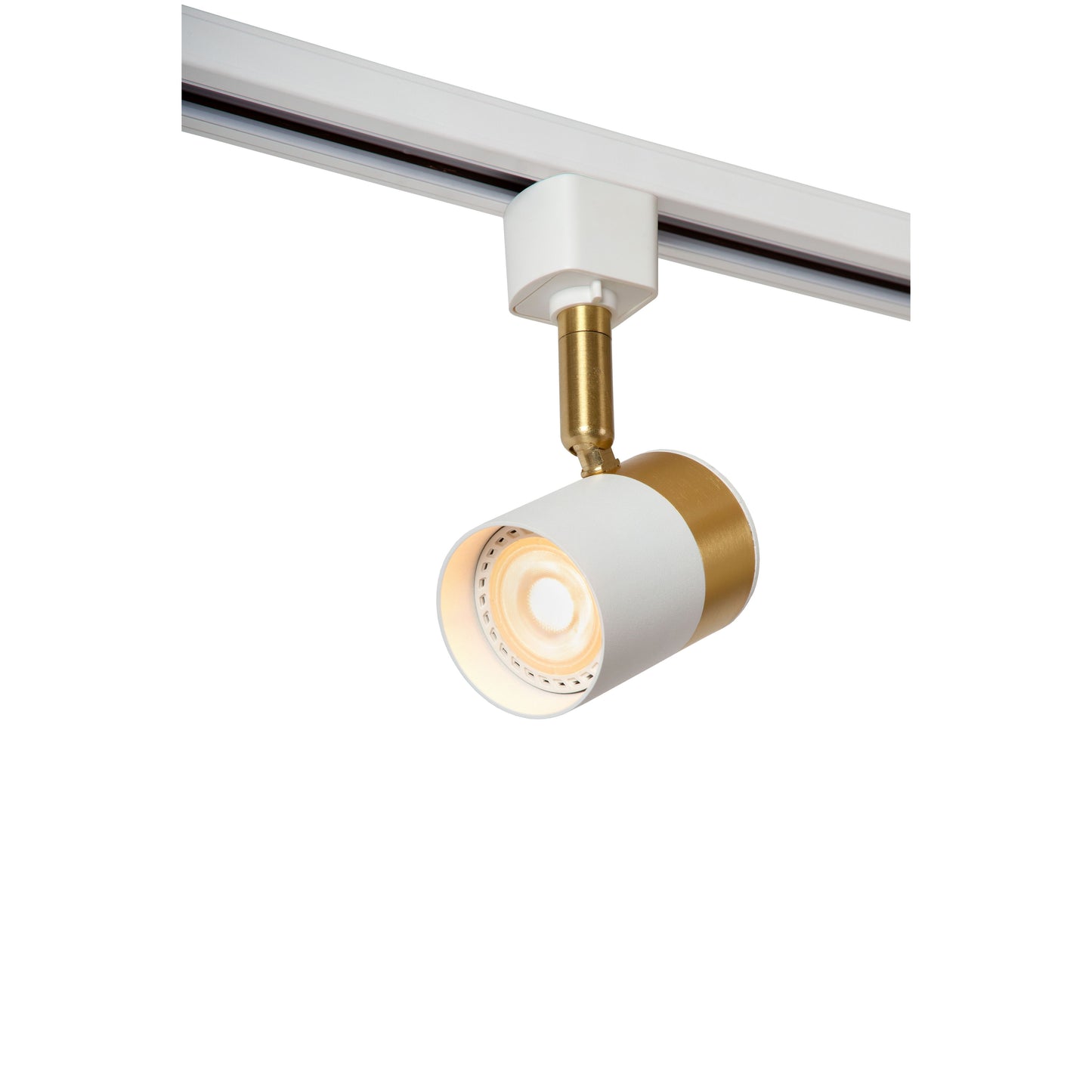 Lucide TRACK FLORIS Track spot - 1-circuit Track lighting system - 1xGU10 - White (Extension)