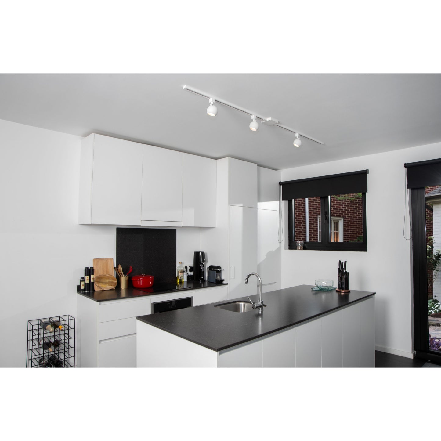 Lucide TRACK FAVORI Track spot - 1-circuit Track lighting system - 1xGU10 - White (Extension)