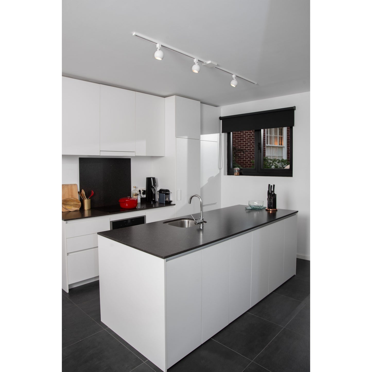 Lucide TRACK FAVORI Track spot - 1-circuit Track lighting system - 1xGU10 - White (Extension)