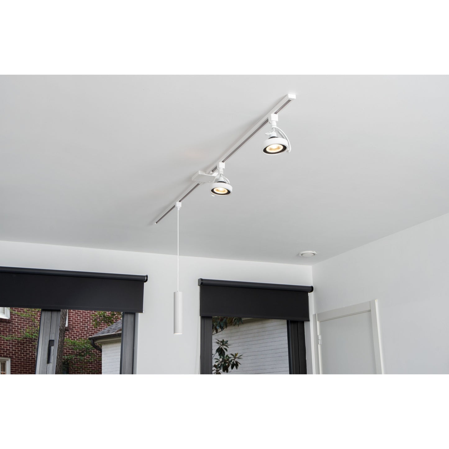 Lucide TRACK DORIAN Track spot - 1-circuit Track lighting system - 1xES111 - White (Extension)