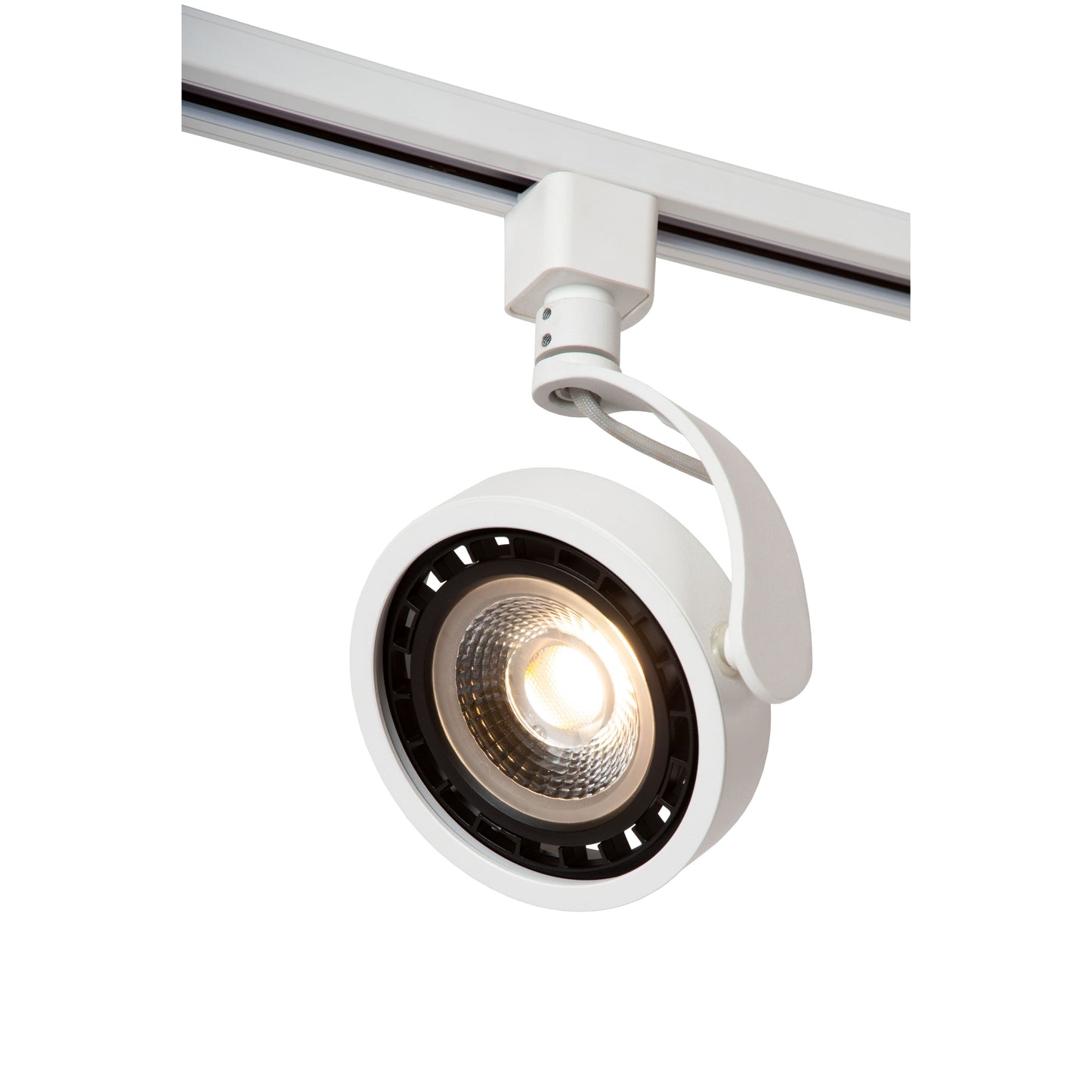 Lucide TRACK DORIAN Track spot - 1-circuit Track lighting system - 1xES111 - White (Extension)