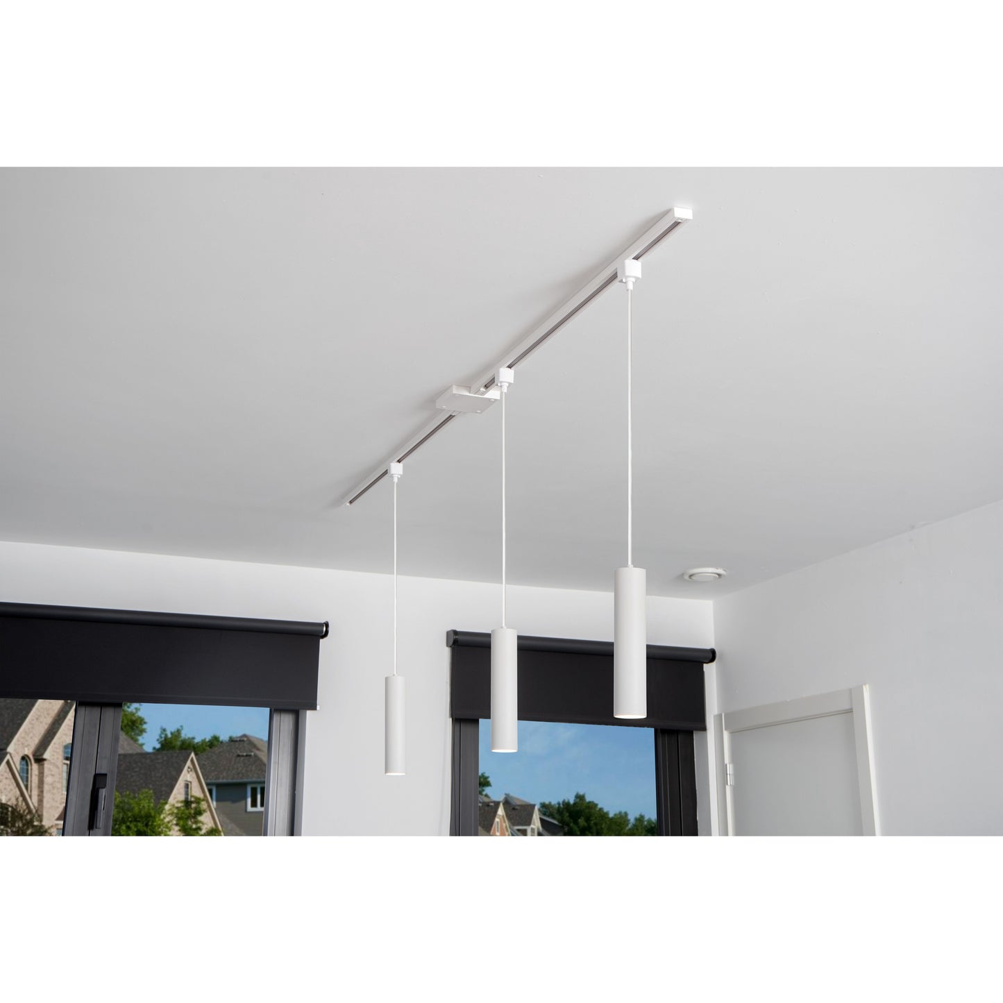 Lucide TRACK FLORIS pendant - 1-circuit Track lighting system - 1xGU10 - White (Extension)