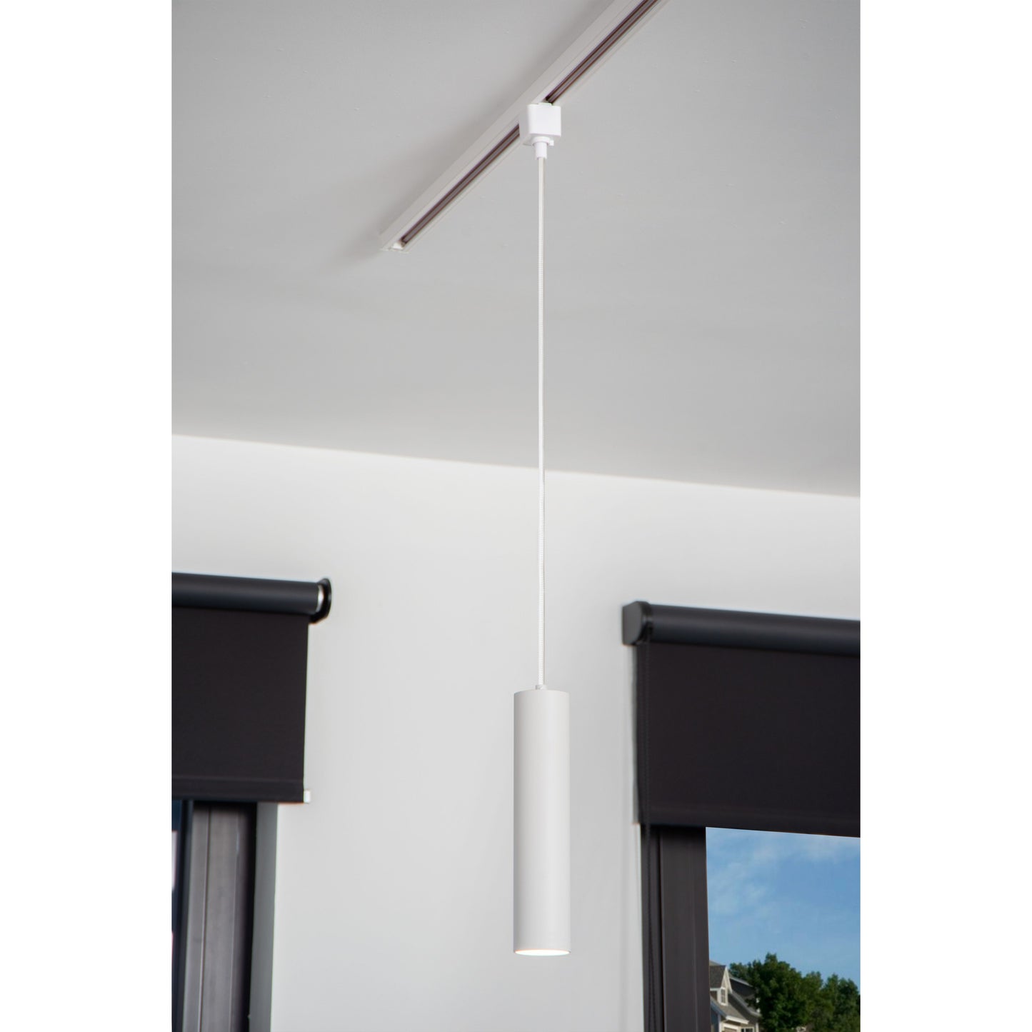 Lucide TRACK FLORIS pendant - 1-circuit Track lighting system - 1xGU10 - White (Extension)