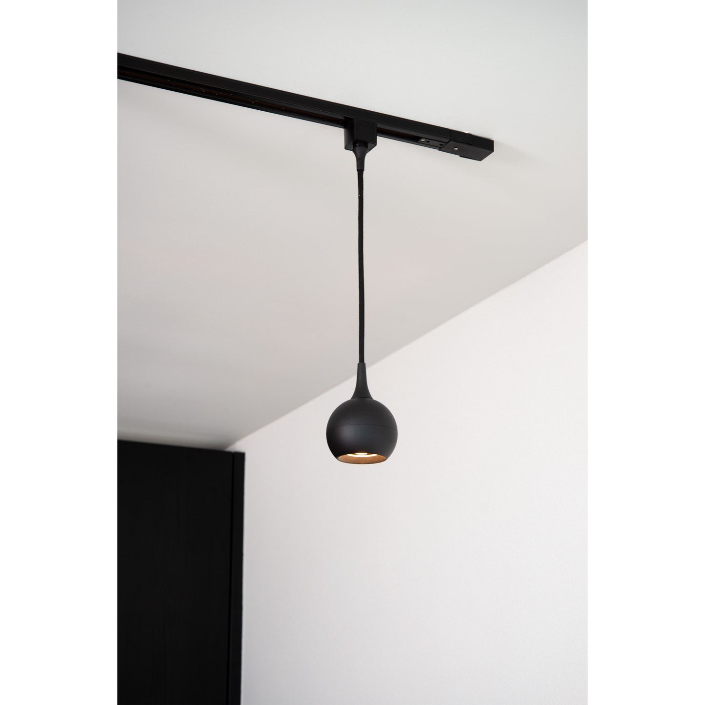 Lucide TRACK FAVORI pendant - 1-circuit Track lighting system - 1xGU10 - Black (Extension)