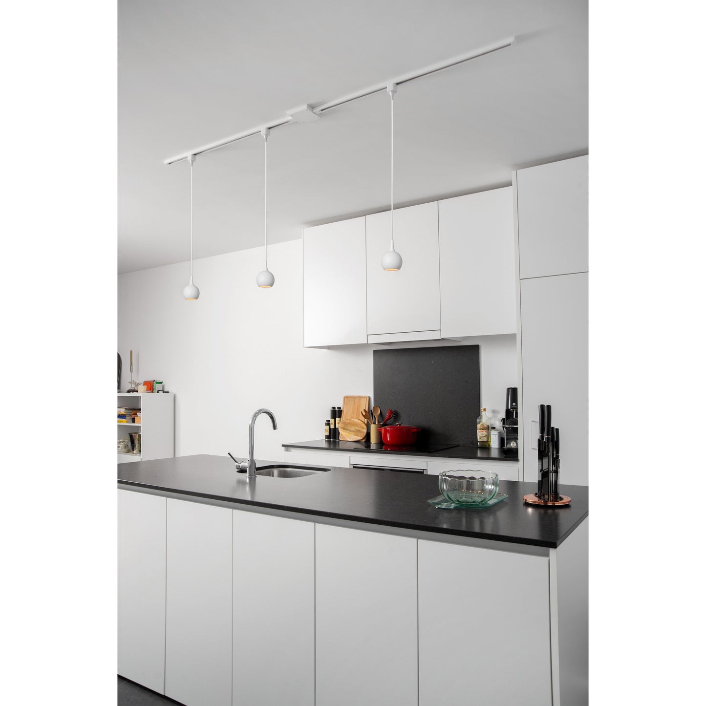 Lucide TRACK FAVORI pendant - 1-circuit Track lighting system - 1xGU10 - White (Extension)