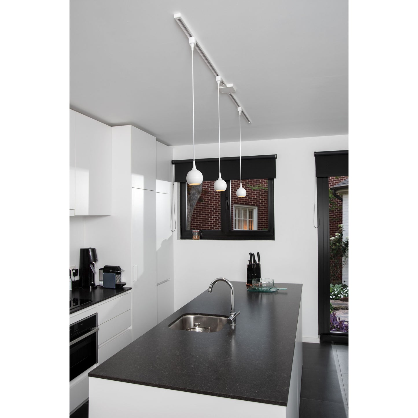 Lucide TRACK FAVORI pendant - 1-circuit Track lighting system - 1xGU10 - White (Extension)