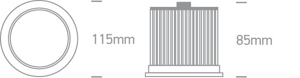 Architectural Downlights Die cast