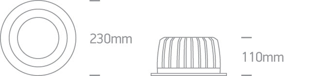 The COB Downlight Range Die Cast