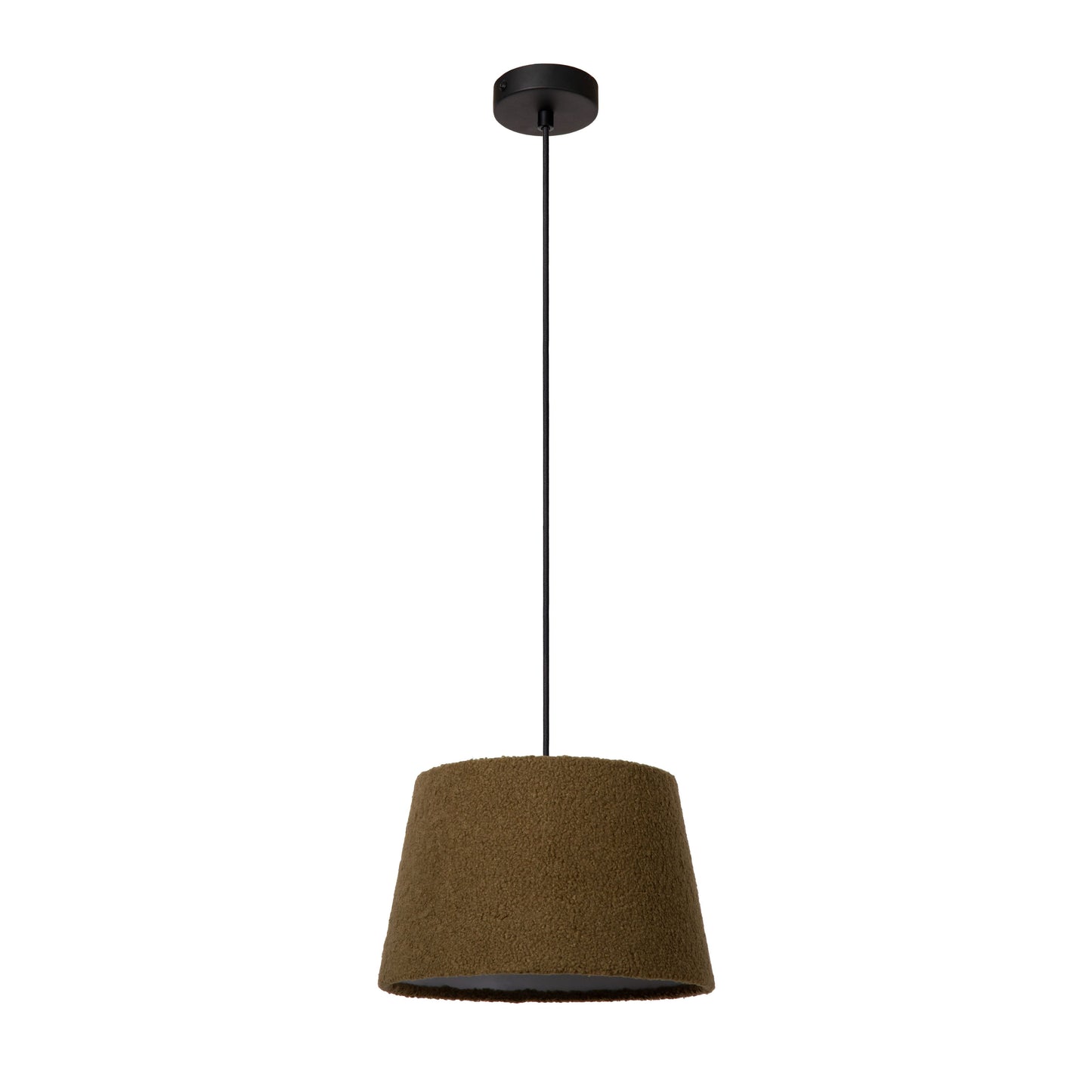 Lucide WOOLLY - Pendant light - Ø 28 cm - 1xE27 - Green
