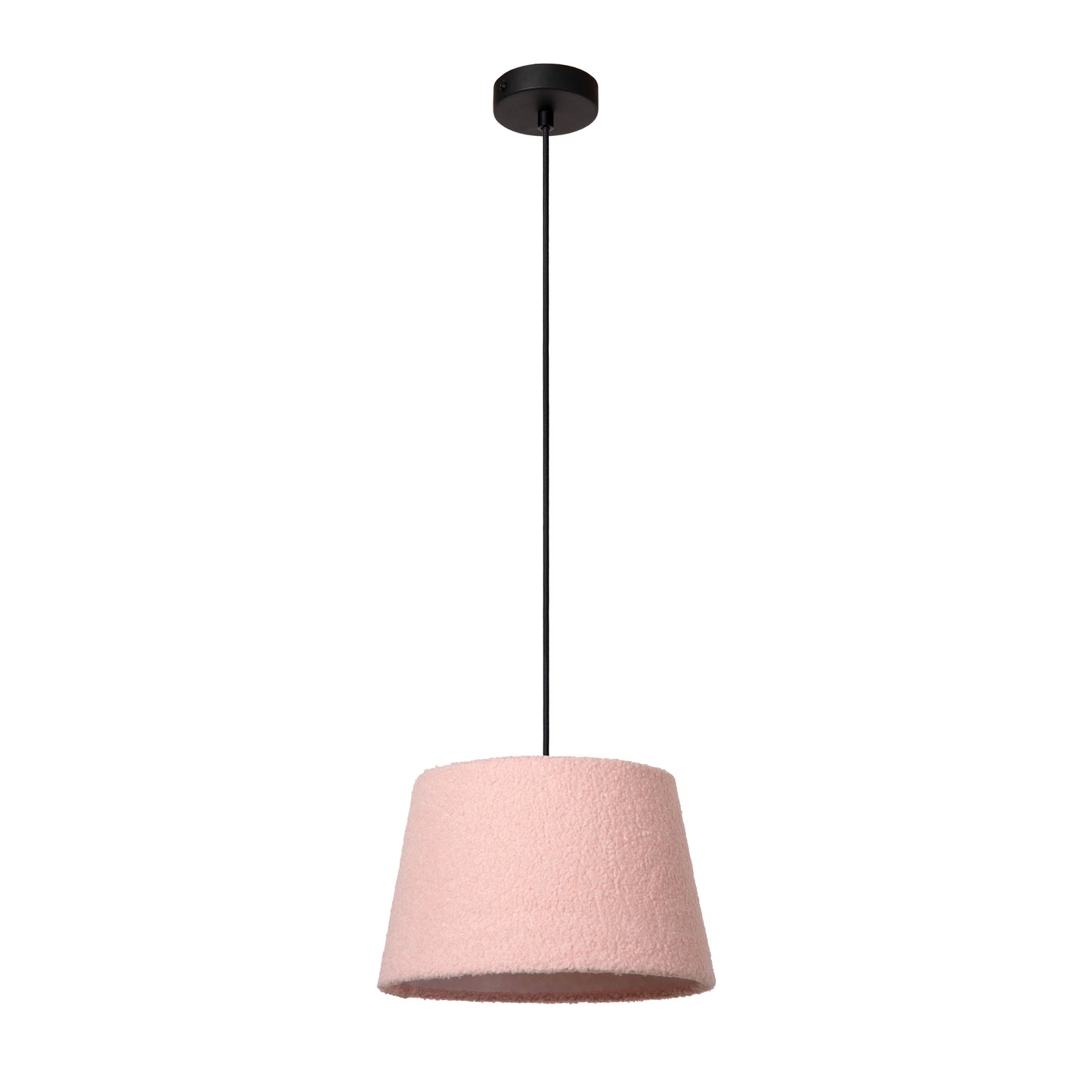Lucide WOOLLY - Pendant light - Ø 28 cm - 1xE27 - Pink