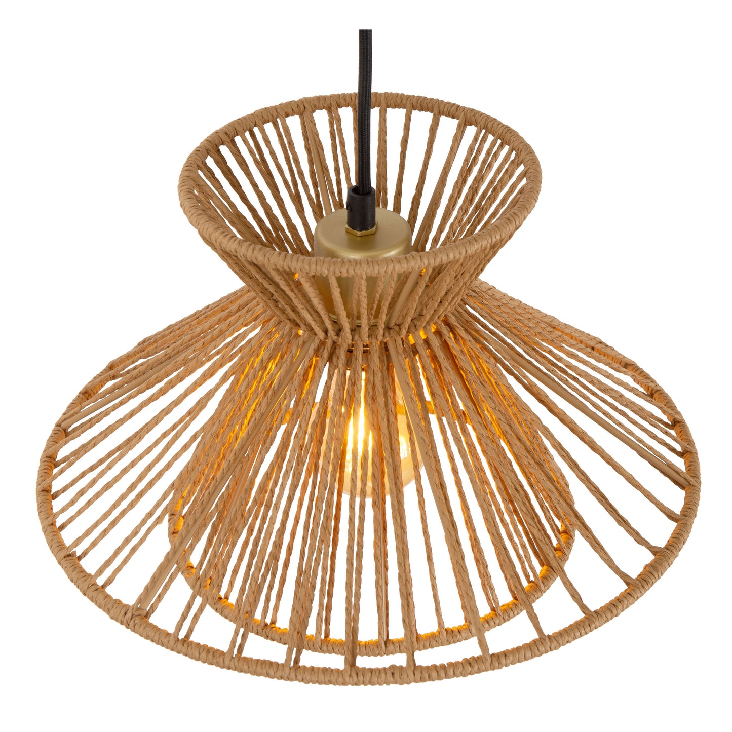 Lucide TASMAN - Pendant light - 3xE27 - Natural