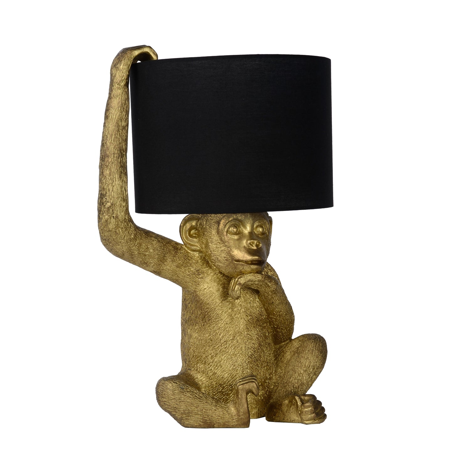Lucide EXTRAVAGANZA CHIMP - Table lamp - Ø 30 cm - 1xE14 - Black