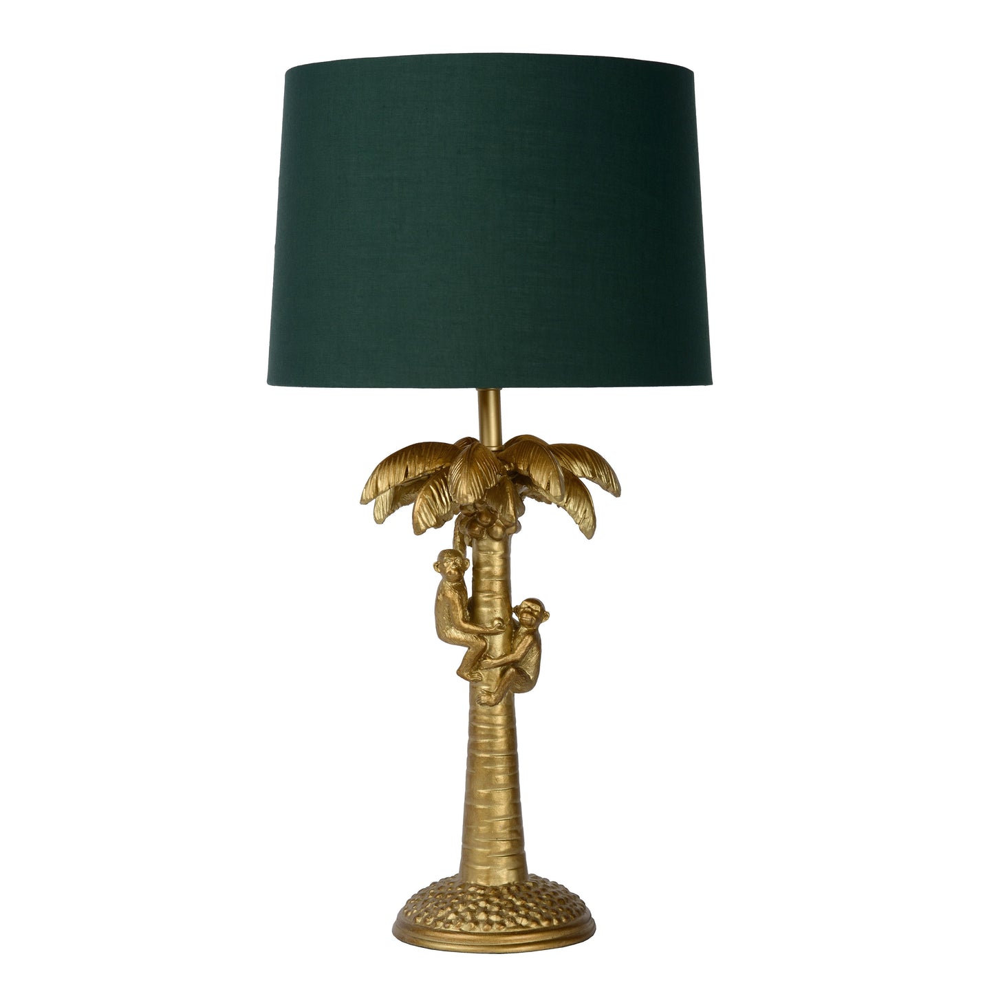 Lucide EXTRAVAGANZA COCONUT - Table lamp - Ø 30,5 cm - 1xE27 - Matt Gold / Brass