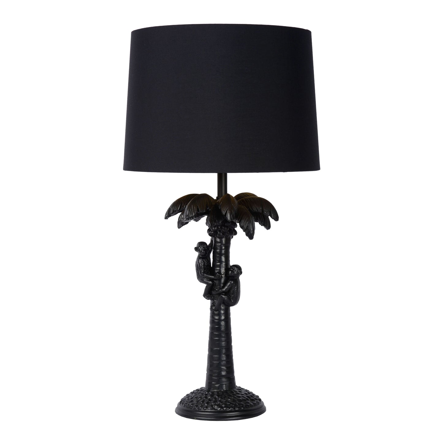 Lucide EXTRAVAGANZA COCONUT - Table lamp - Ø 30,5 cm - 1xE27 - Black
