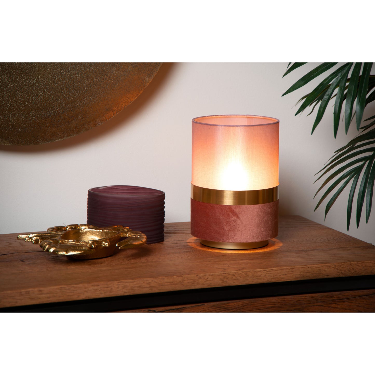 Lucide EXTRAVAGANZA TUSSE - Table lamp - Ø 15 cm - 1xE14 - Pink