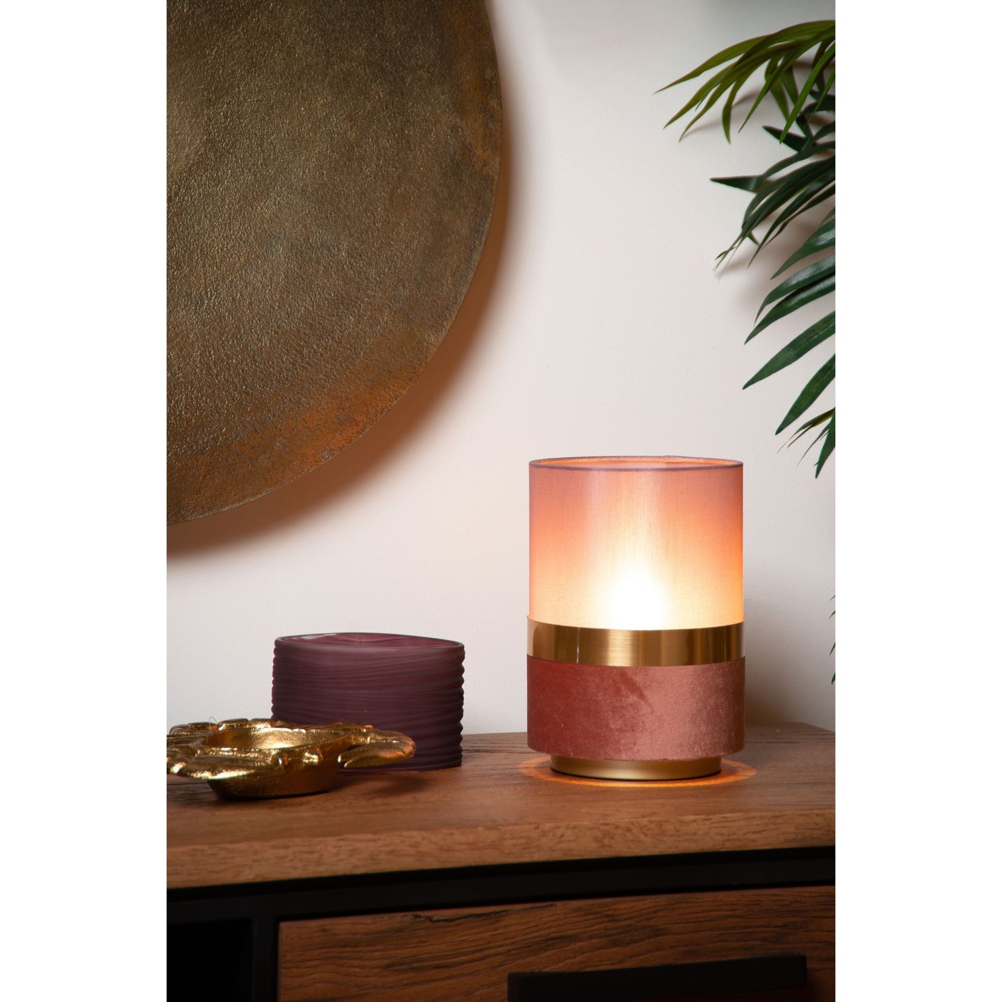 Lucide EXTRAVAGANZA TUSSE - Table lamp - Ø 15 cm - 1xE14 - Pink