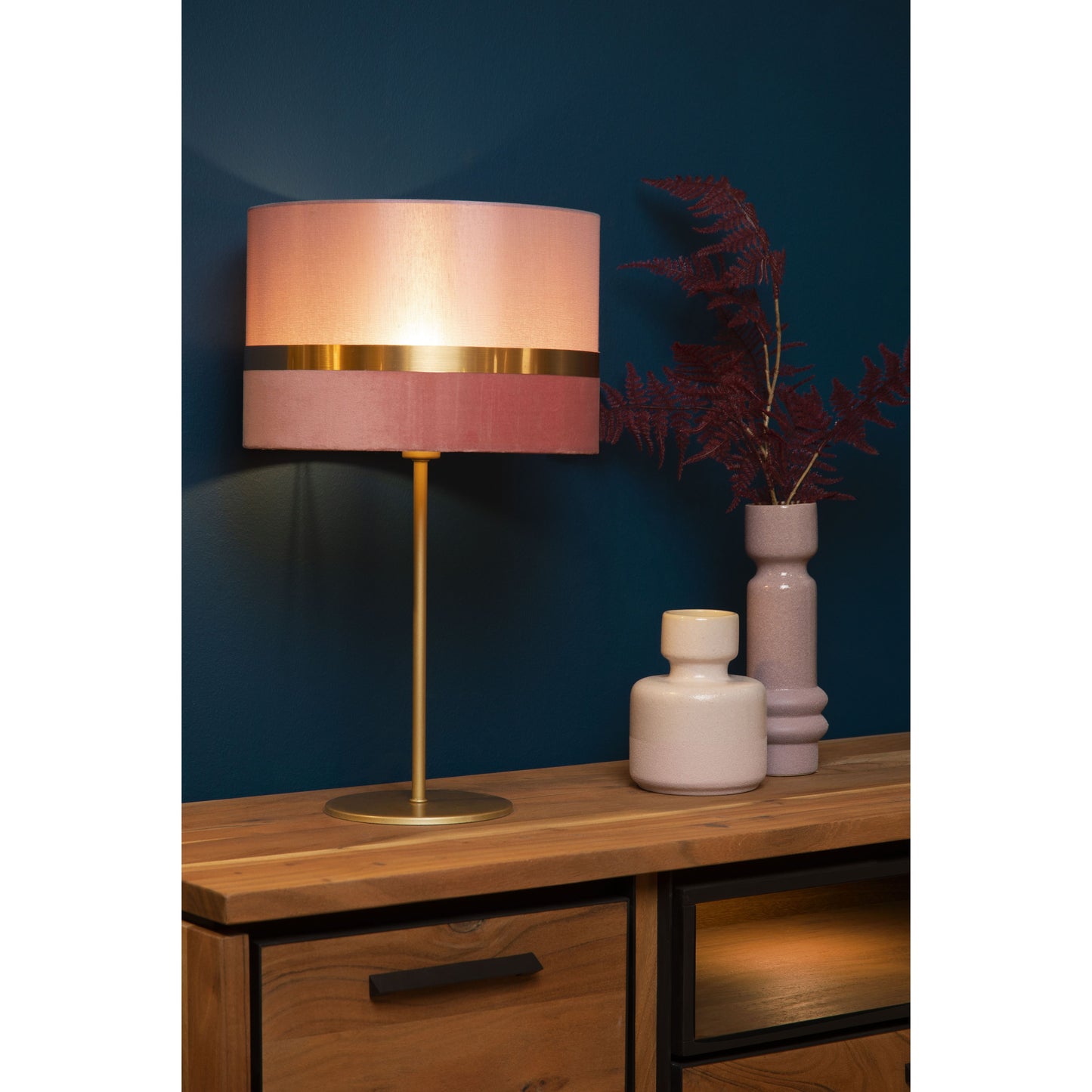 Lucide EXTRAVAGANZA TUSSE - Table lamp - Ø 30 cm - 1xE14 - Pink