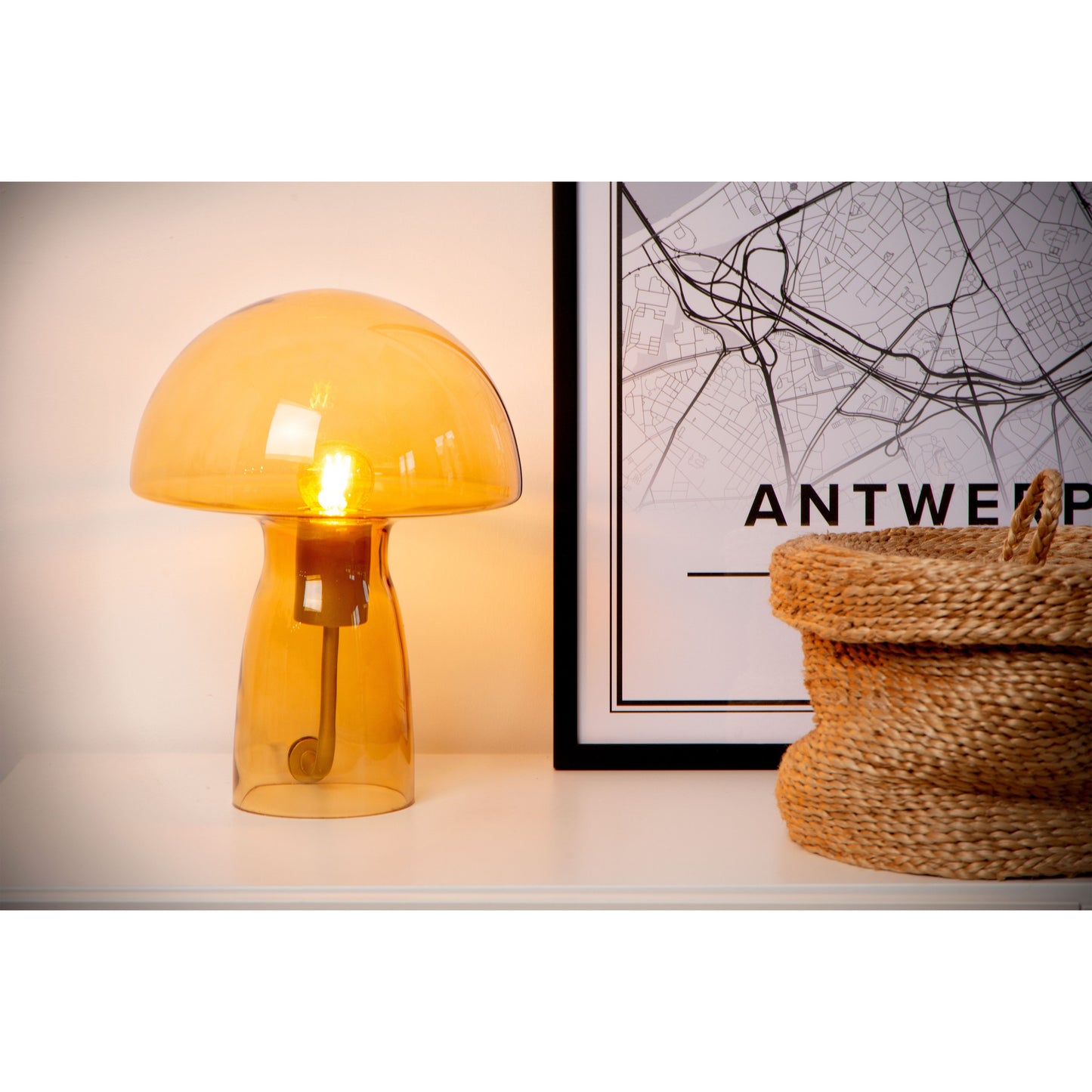Lucide FUNGO - Table lamp - 1xE27 - Orange