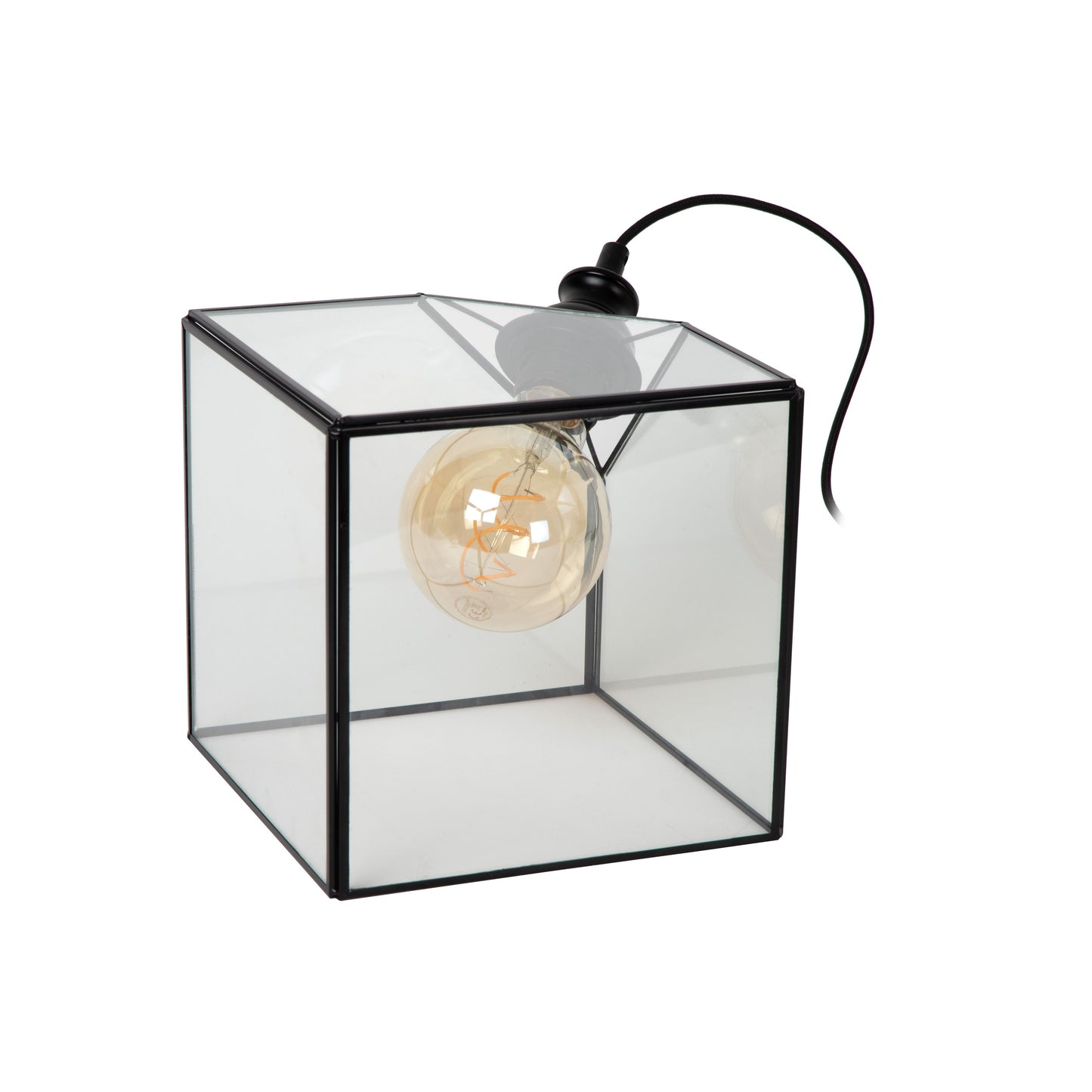 Lucide DAVOS - Table lamp - 1xE27 - Transparant