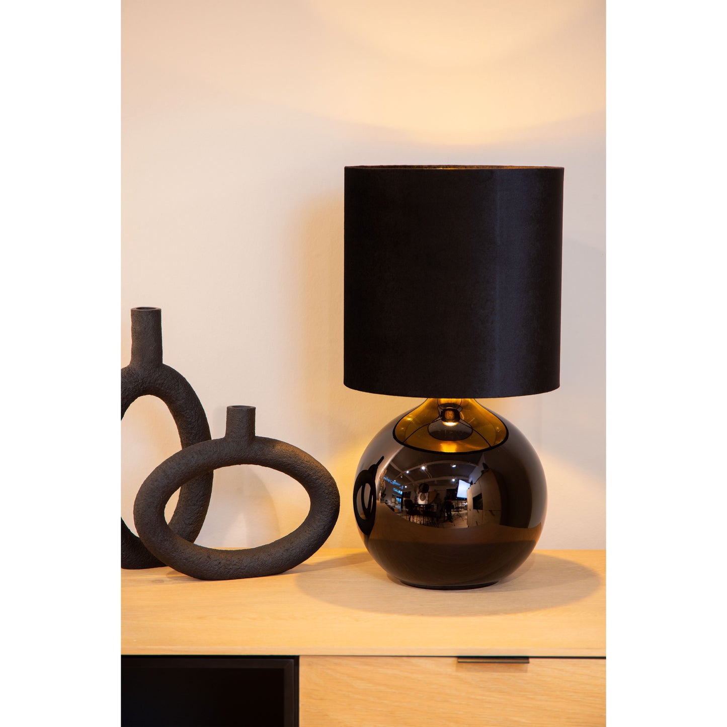 Lucide ESTERAD - Table lamp - 1xE14 - Black