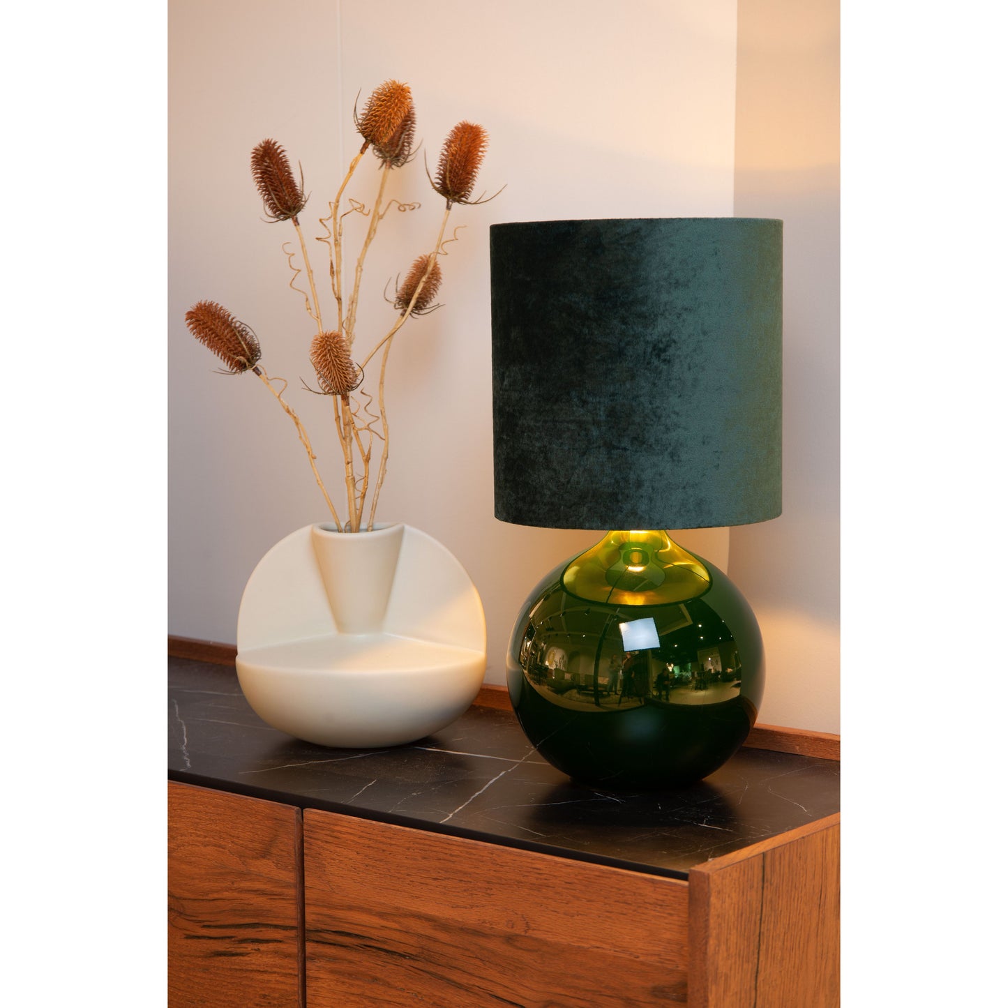 Lucide ESTERAD - Table lamp - 1xE14 - Green