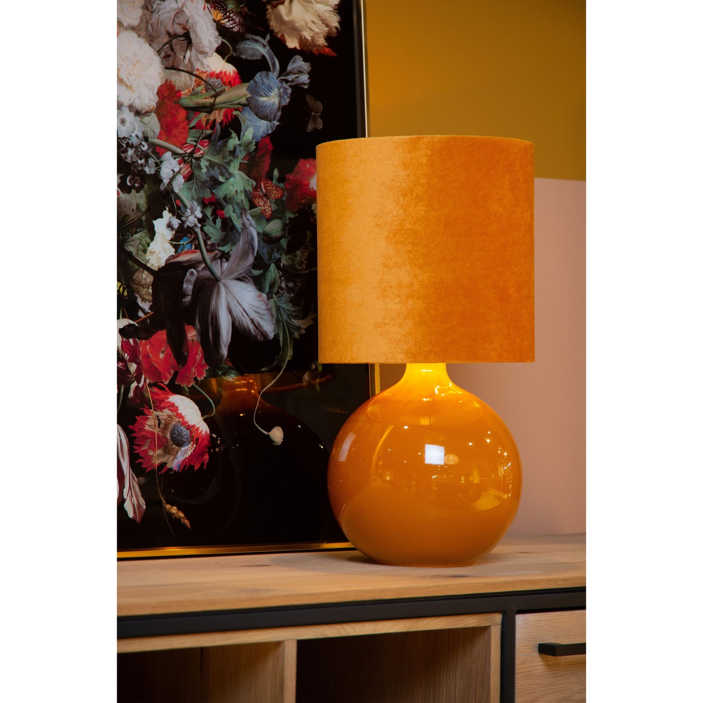 Lucide ESTERAD - Table lamp - 1xE14 - Ocher Yellow