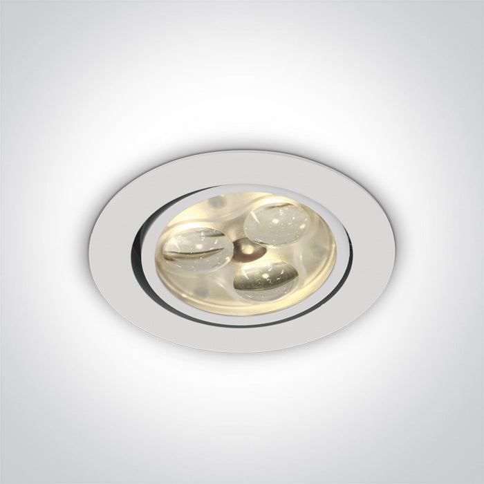 The 3x1W Glass Lens Spots