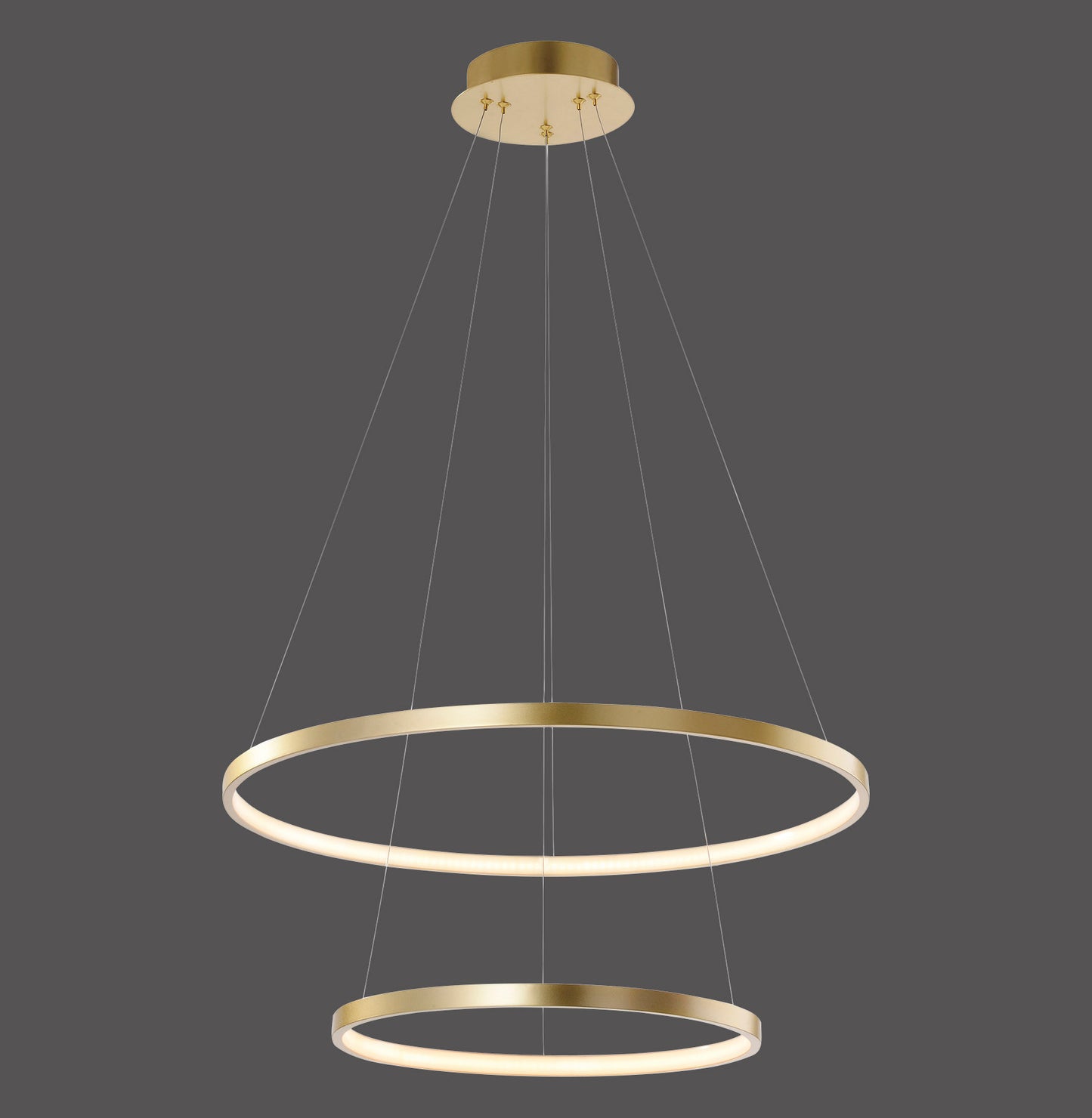 Circle - Pendant Light - Gold - By Just Light - (11525-12)